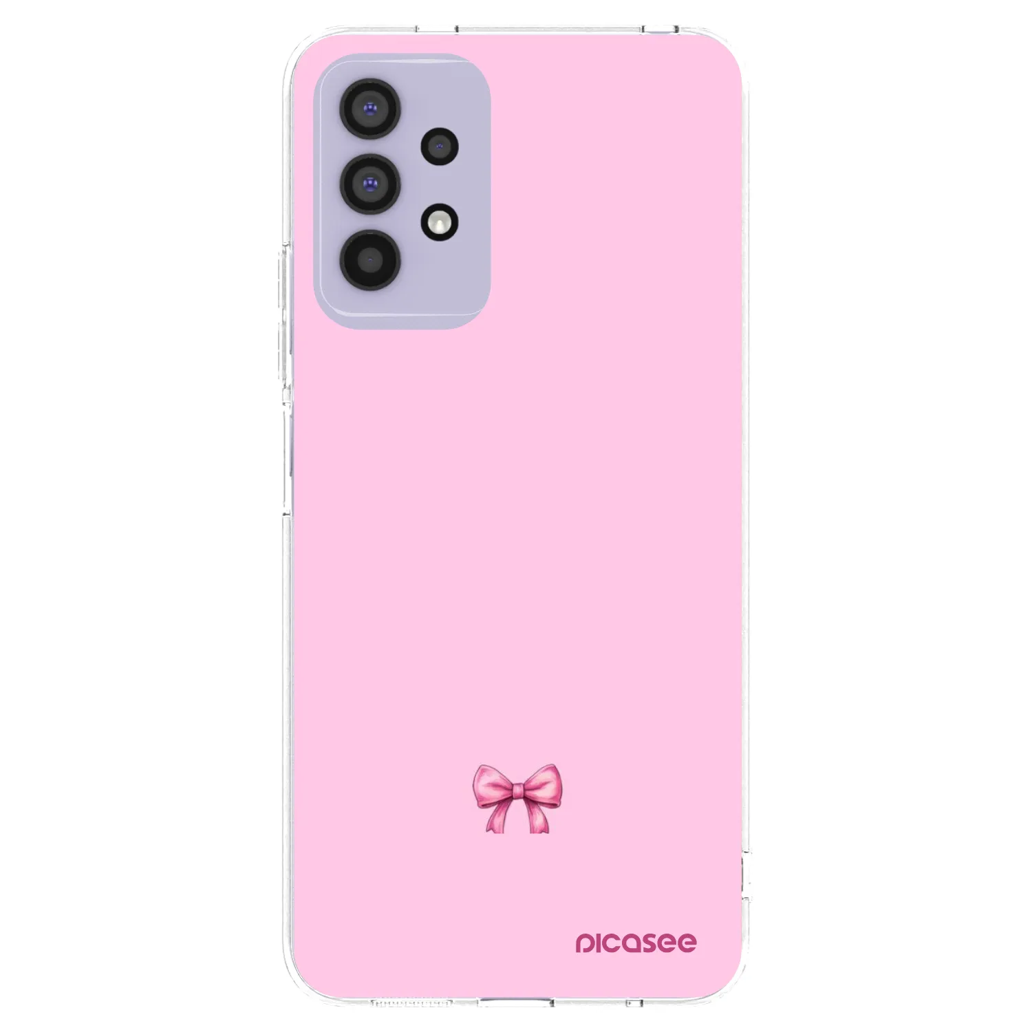 Picasee silikónový prehľadný obal pre Samsung Galaxy A32 4G SM-A325F - Blush bow