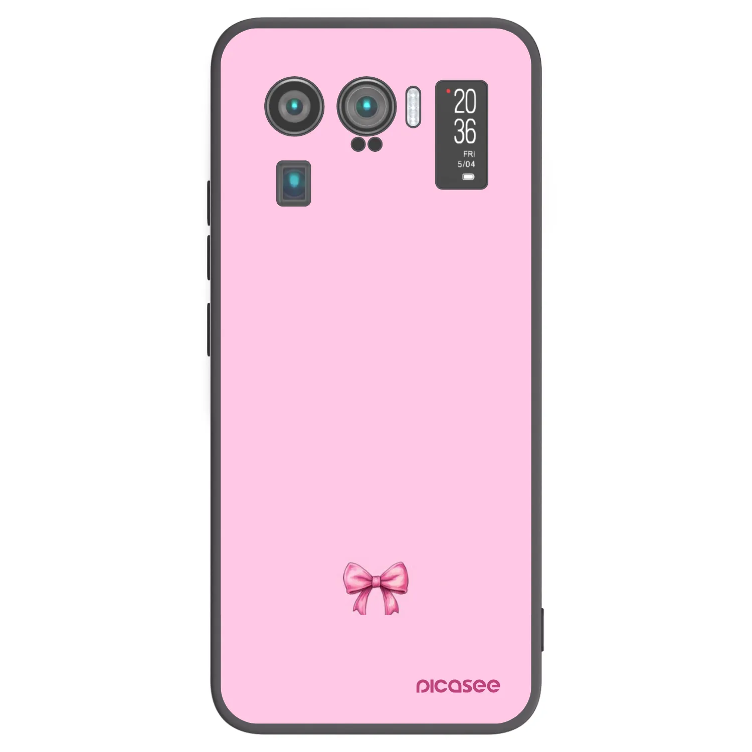 Picasee silikónový čierny obal pre Xiaomi Mi 11 Ultra - Blush bow