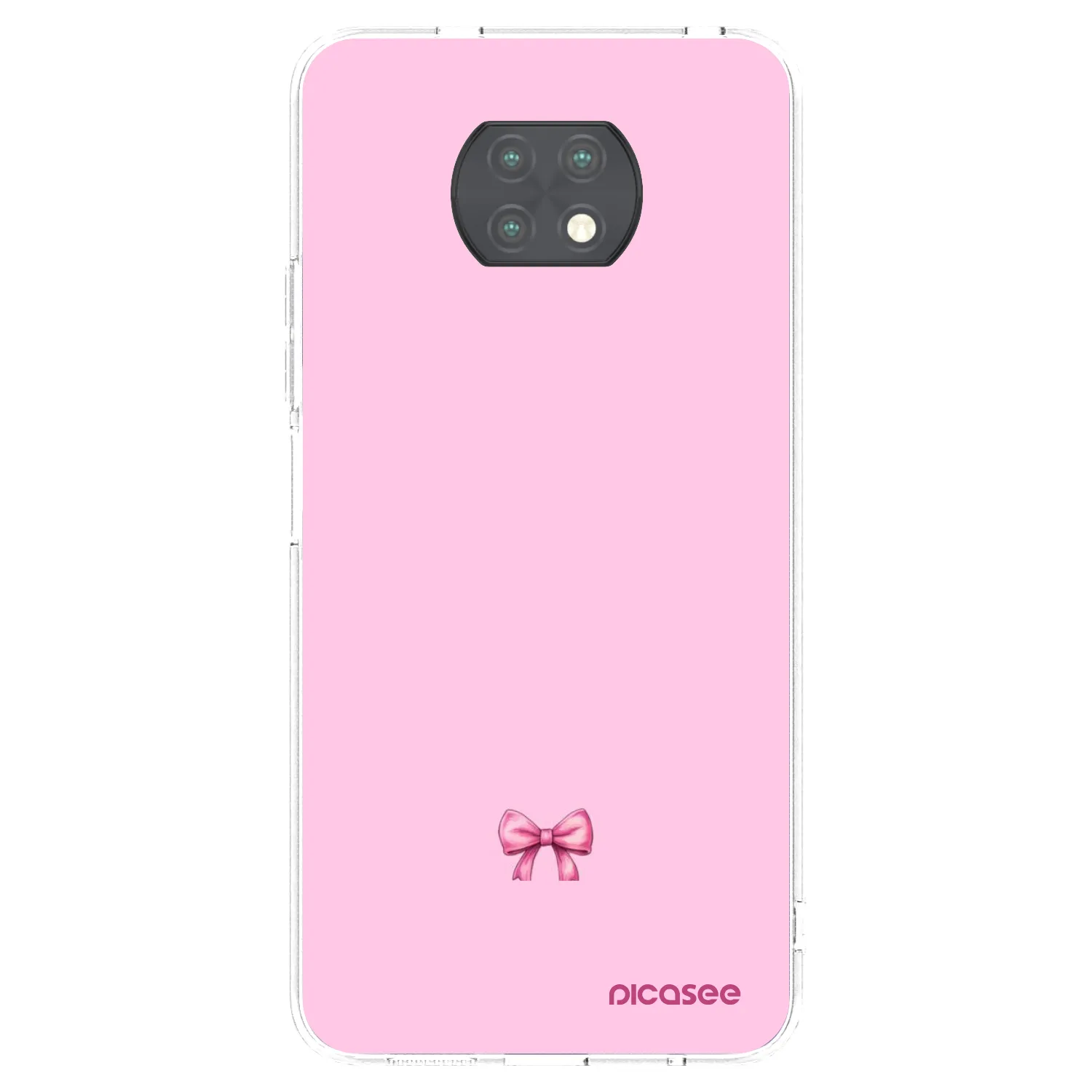 Silikónový prehľadný obal pre Xiaomi Redmi Note 9T - Blush bow