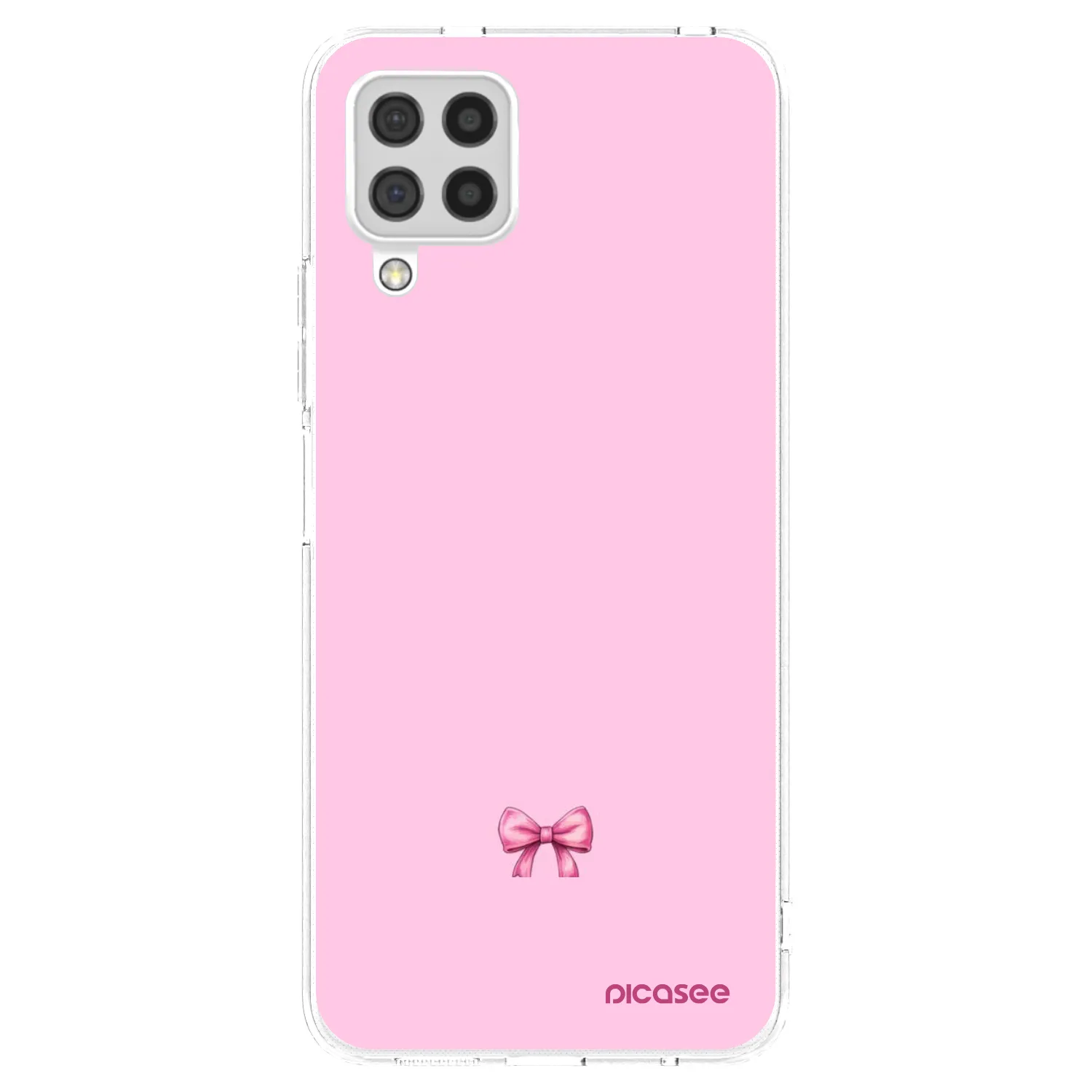 Picasee silikónový prehľadný obal pre Samsung Galaxy A22 A225F 4G - Blush bow