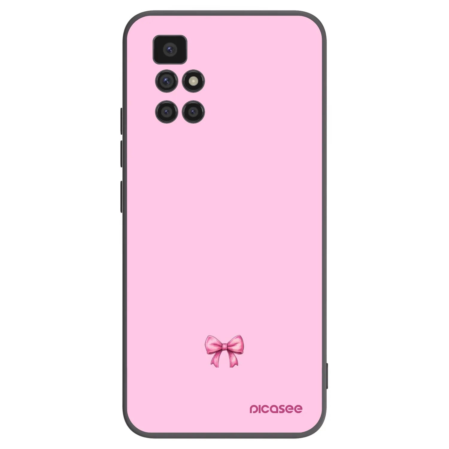 Picasee silikónový čierny obal pre Xiaomi Redmi 10 - Blush bow