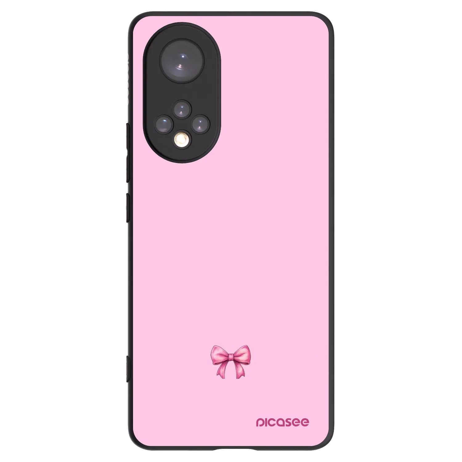 Picasee silikónový čierny obal pre Honor 50 5G - Blush bow