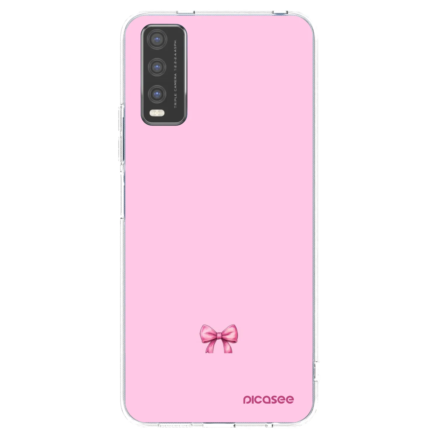Picasee silikónový prehľadný obal pre Vivo Y20s - Blush bow