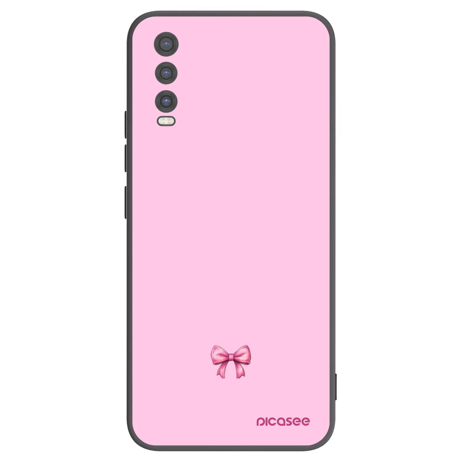 Picasee silikónový čierny obal pre Vivo Y20s - Blush bow
