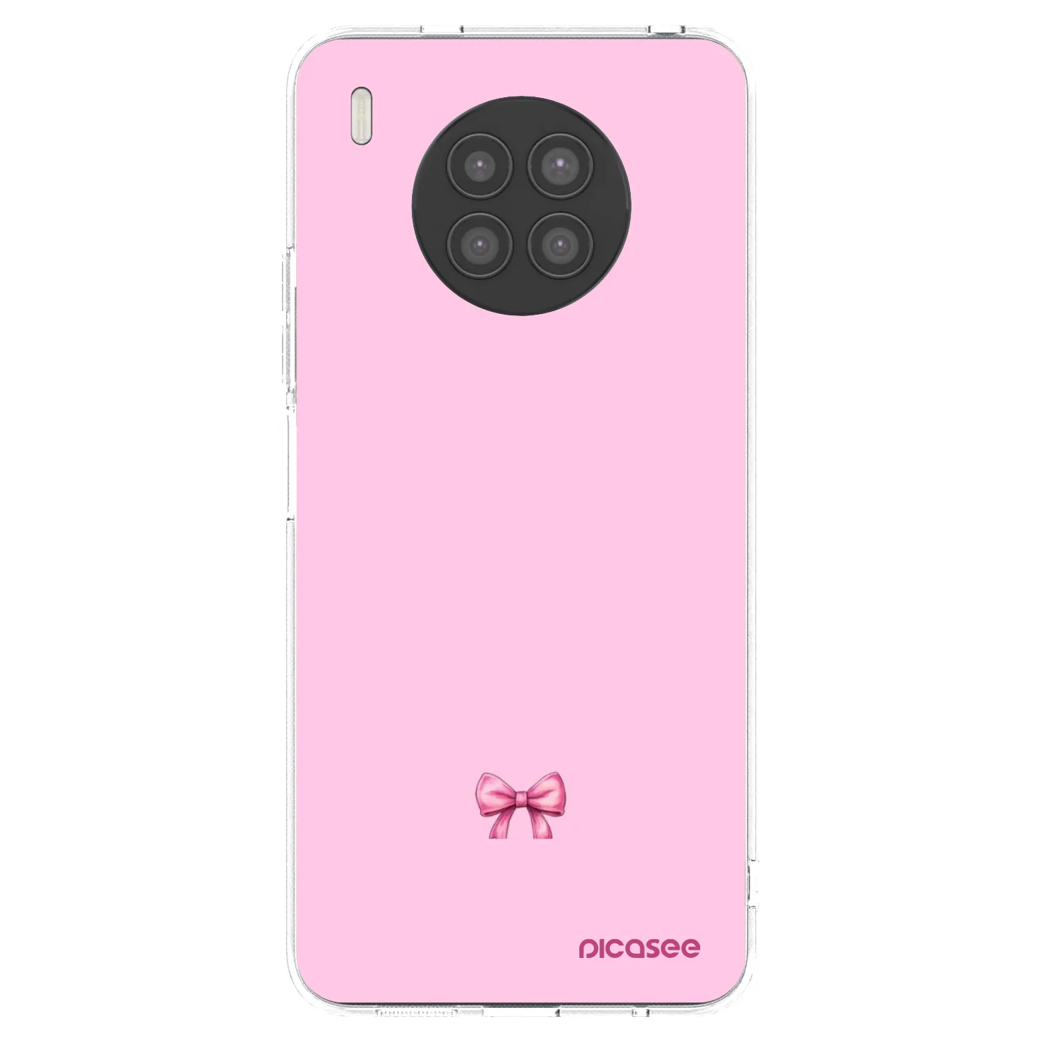 Silikónový prehľadný obal pre Huawei Nova 8i - Blush bow