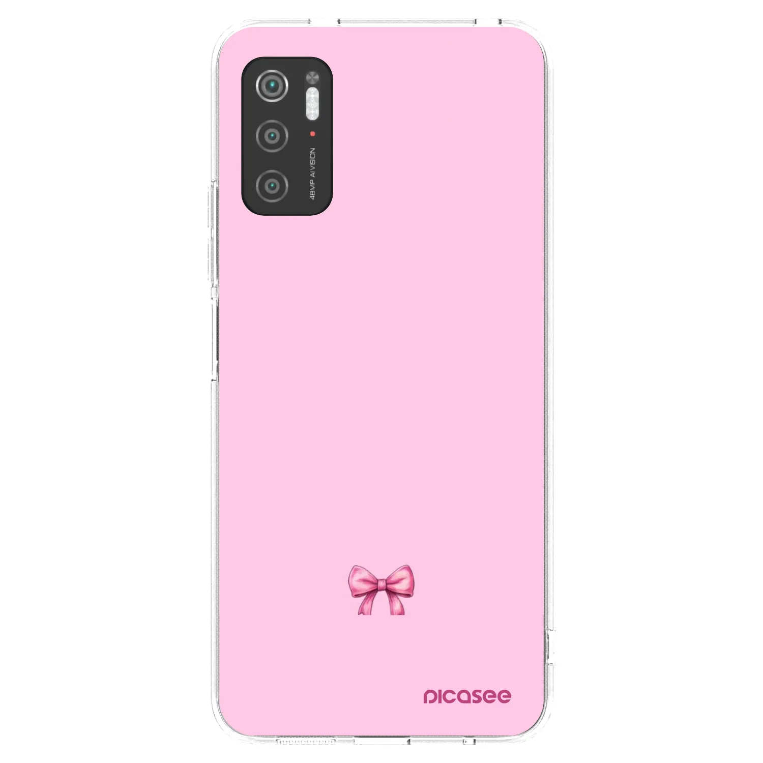 Silikónový prehľadný obal pre Xiaomi Poco M3 Pro 5G - Blush bow