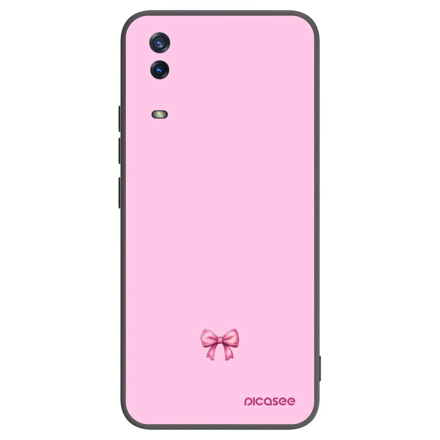 Picasee silikónový čierny obal pre Vivo Y11s - Blush bow