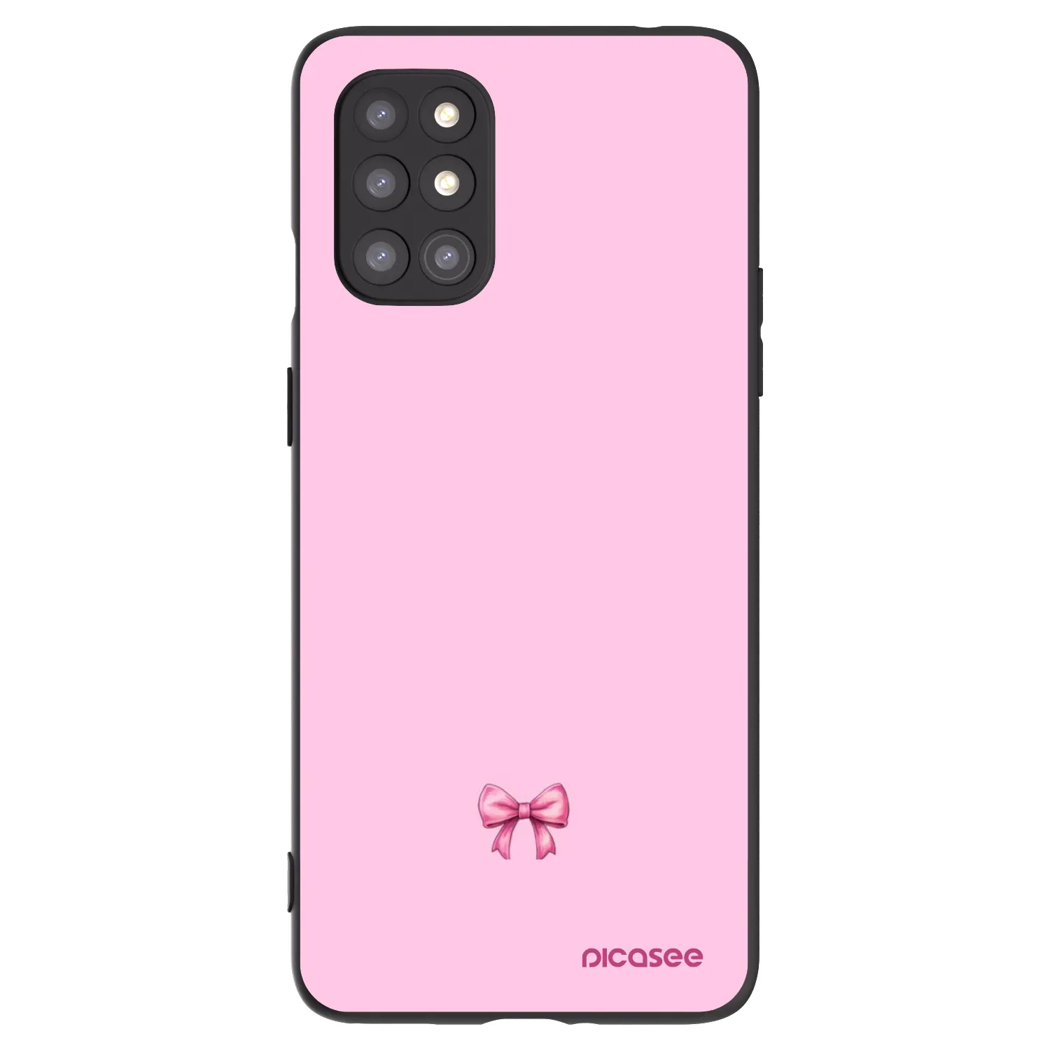 Picasee silikónový čierny obal pre OnePlus 8T - Blush bow