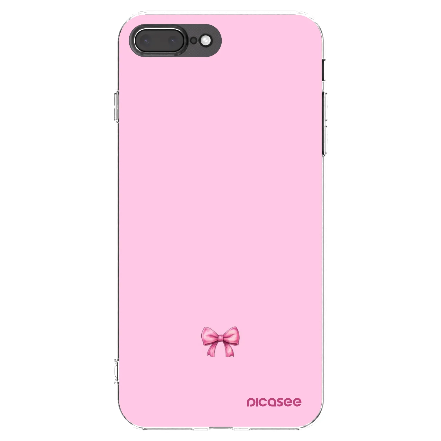 Picasee silikónový prehľadný obal pre Apple iPhone 7 Plus - Blush bow