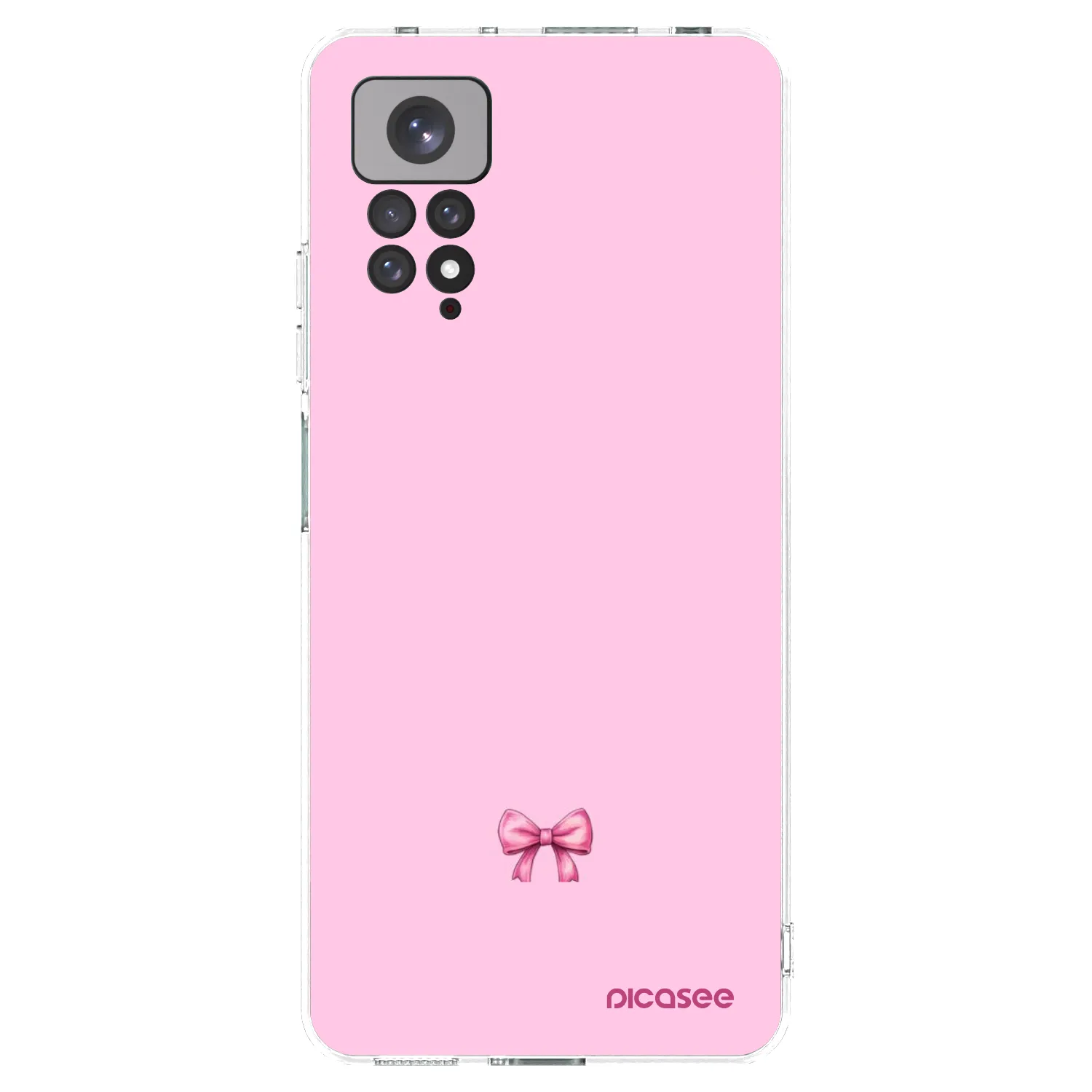 Silikónový prehľadný obal pre Xiaomi Redmi Note 11S 4G - Blush bow