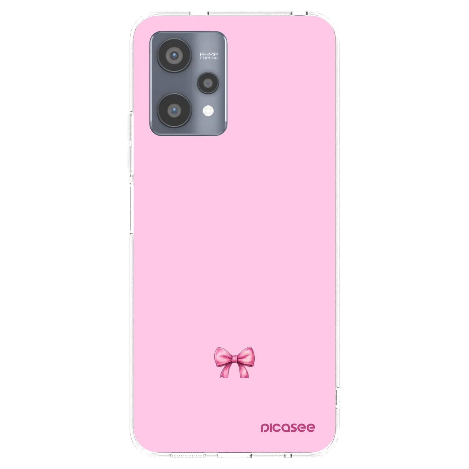 Picasee silikónový prehľadný obal pre Realme 9 Pro 5G - Blush bow