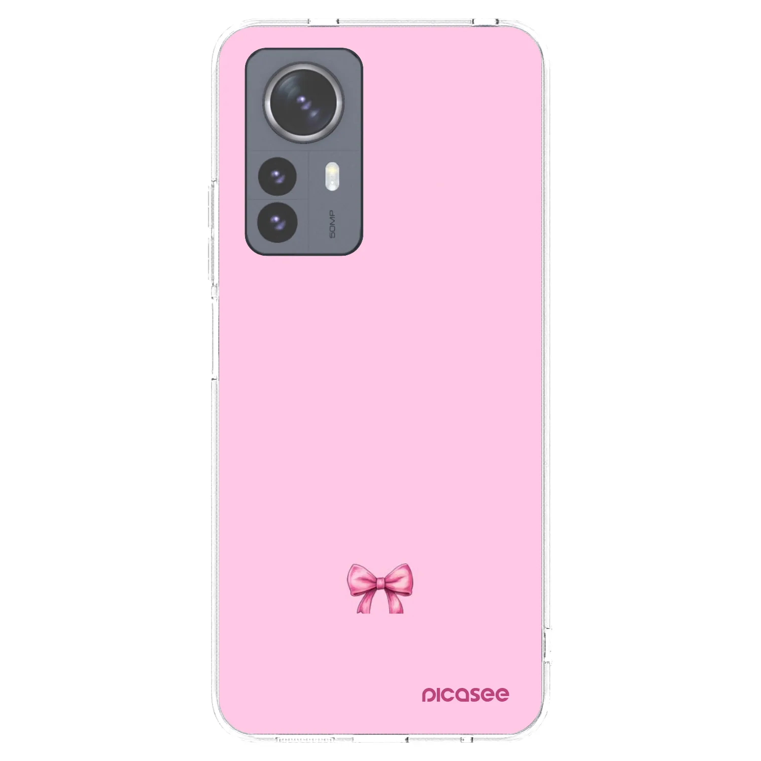 Silikónový prehľadný obal pre Xiaomi 12 Pro - Blush bow