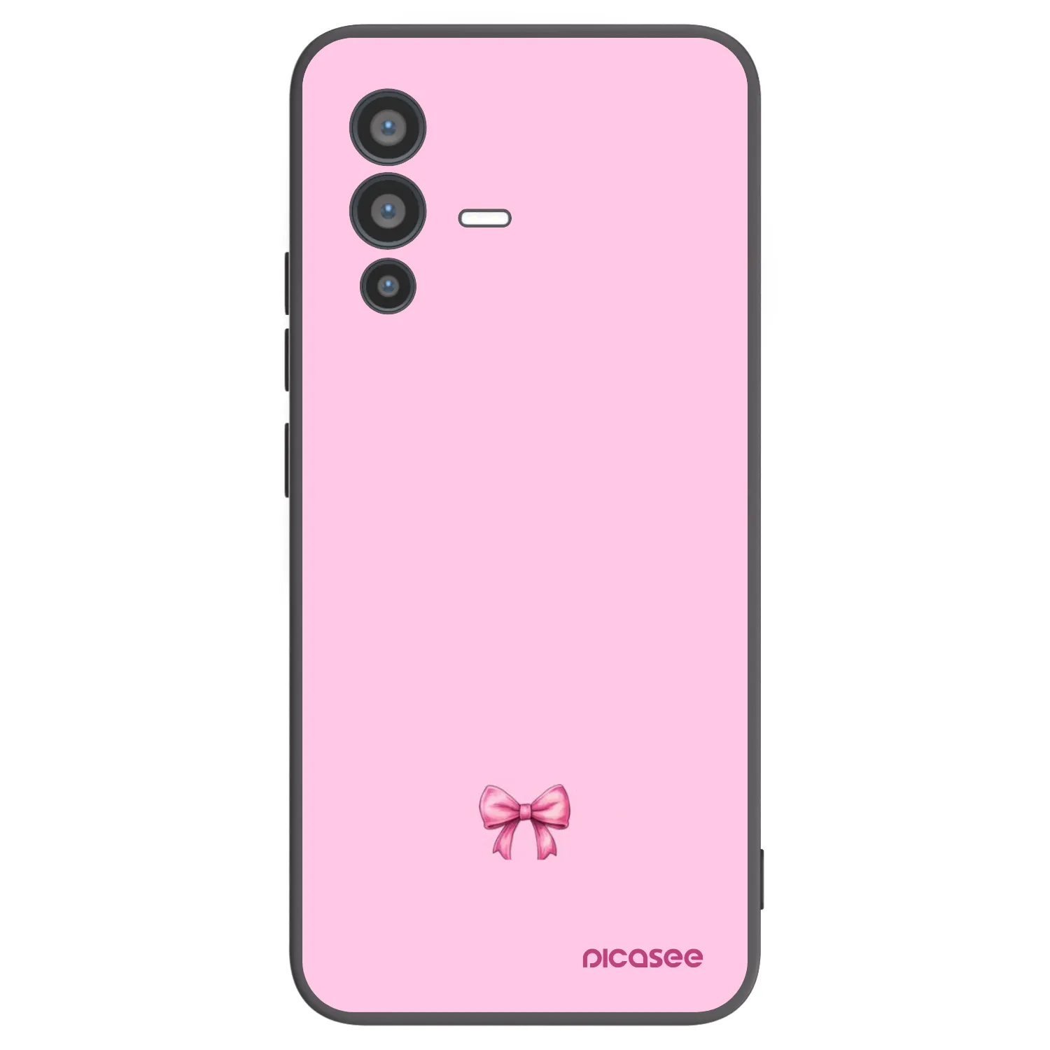 Picasee silikónový čierny obal pre Vivo V23 5G - Blush bow