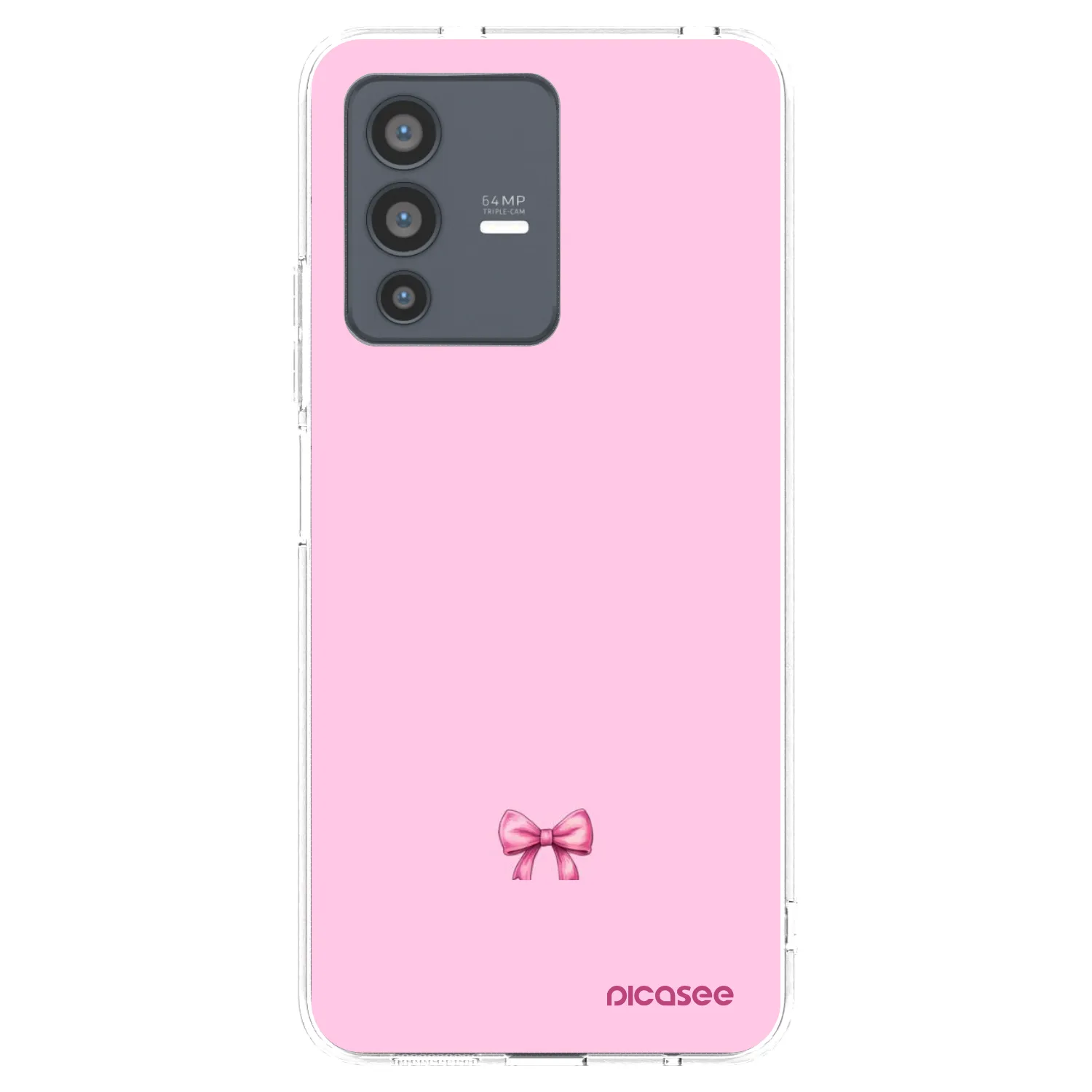 Picasee silikónový prehľadný obal pre Vivo V23 5G - Blush bow