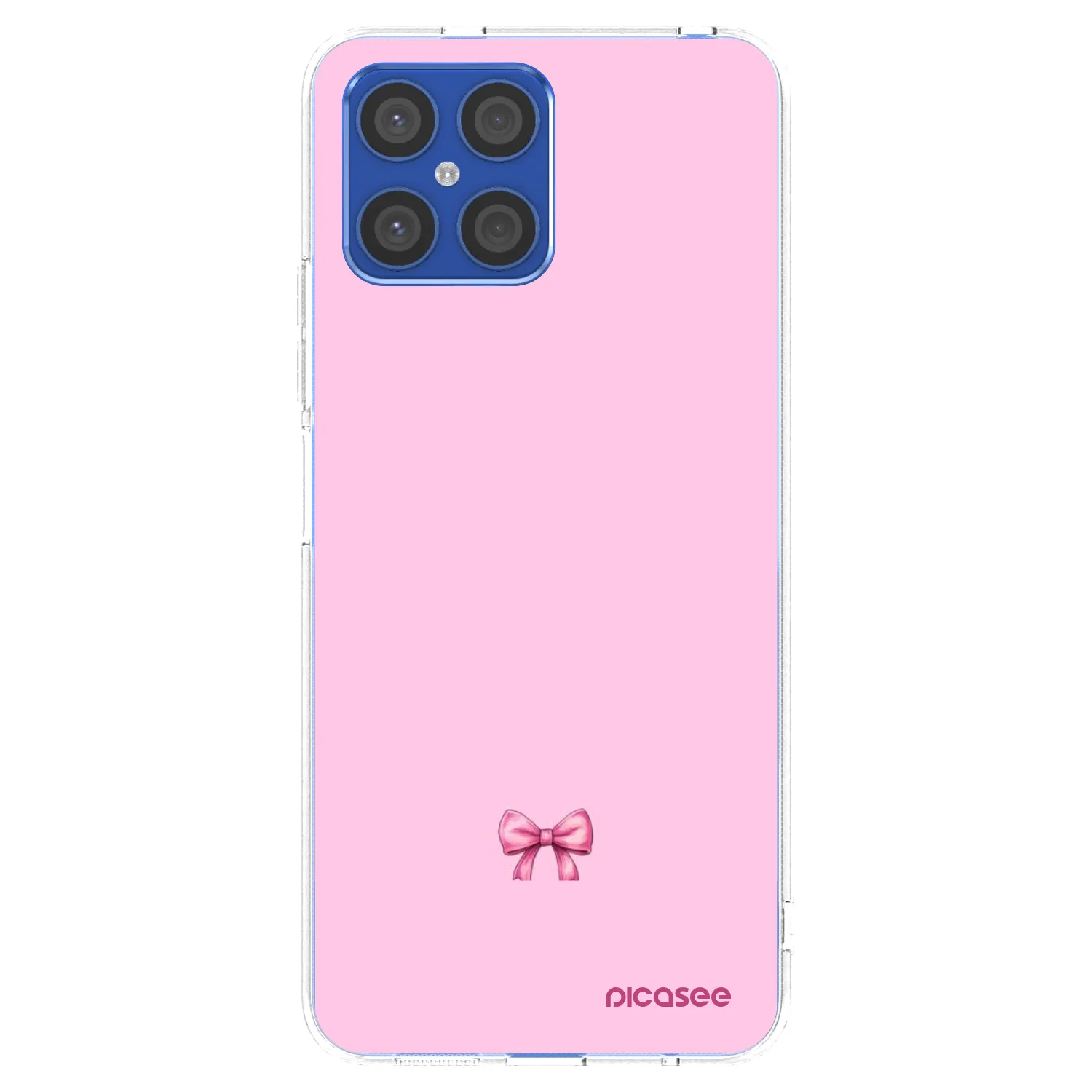 Picasee silikónový prehľadný obal pre Honor X8 4G - Blush bow