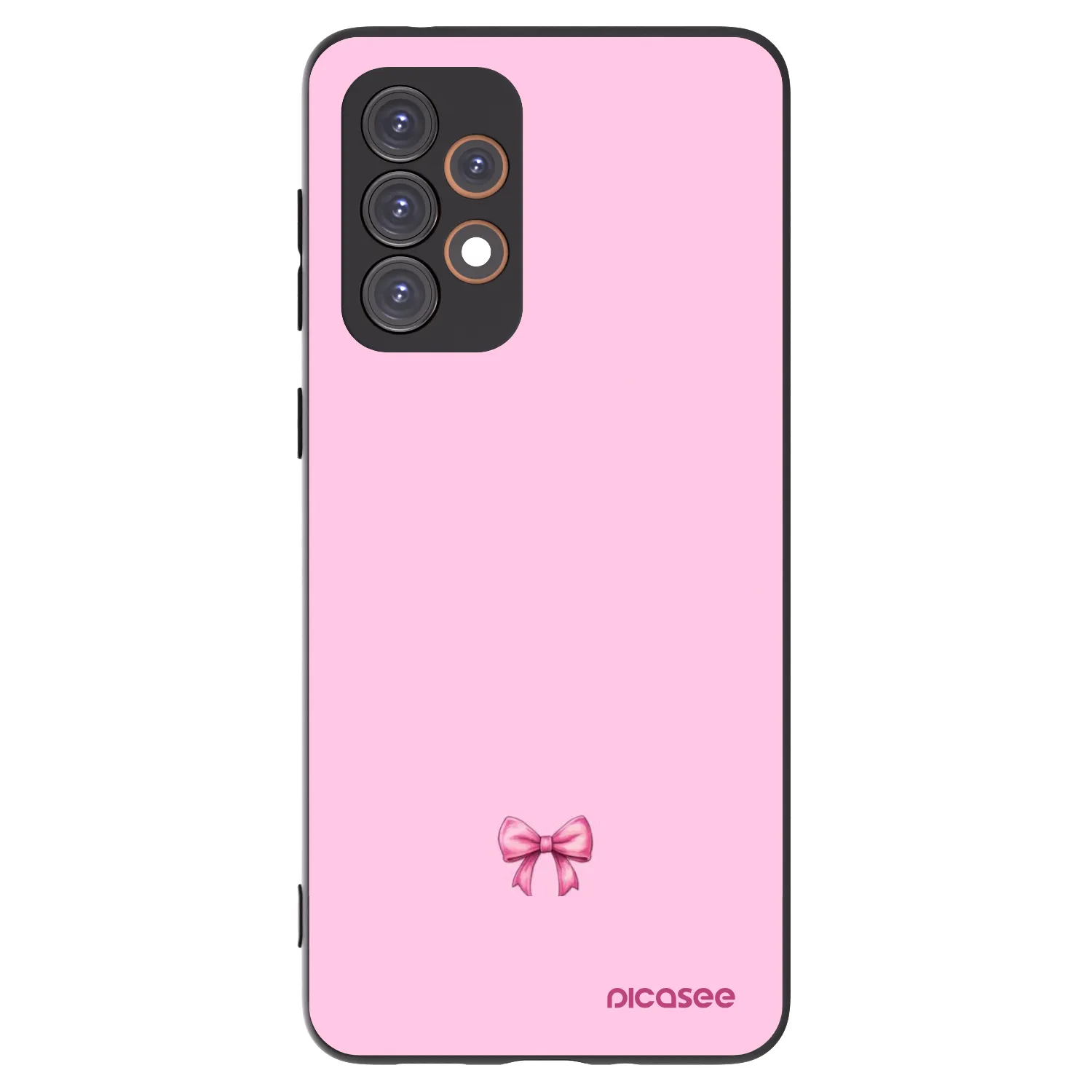 Picasee silikónový čierny obal pre Samsung Galaxy A33 5G A336 - Blush bow