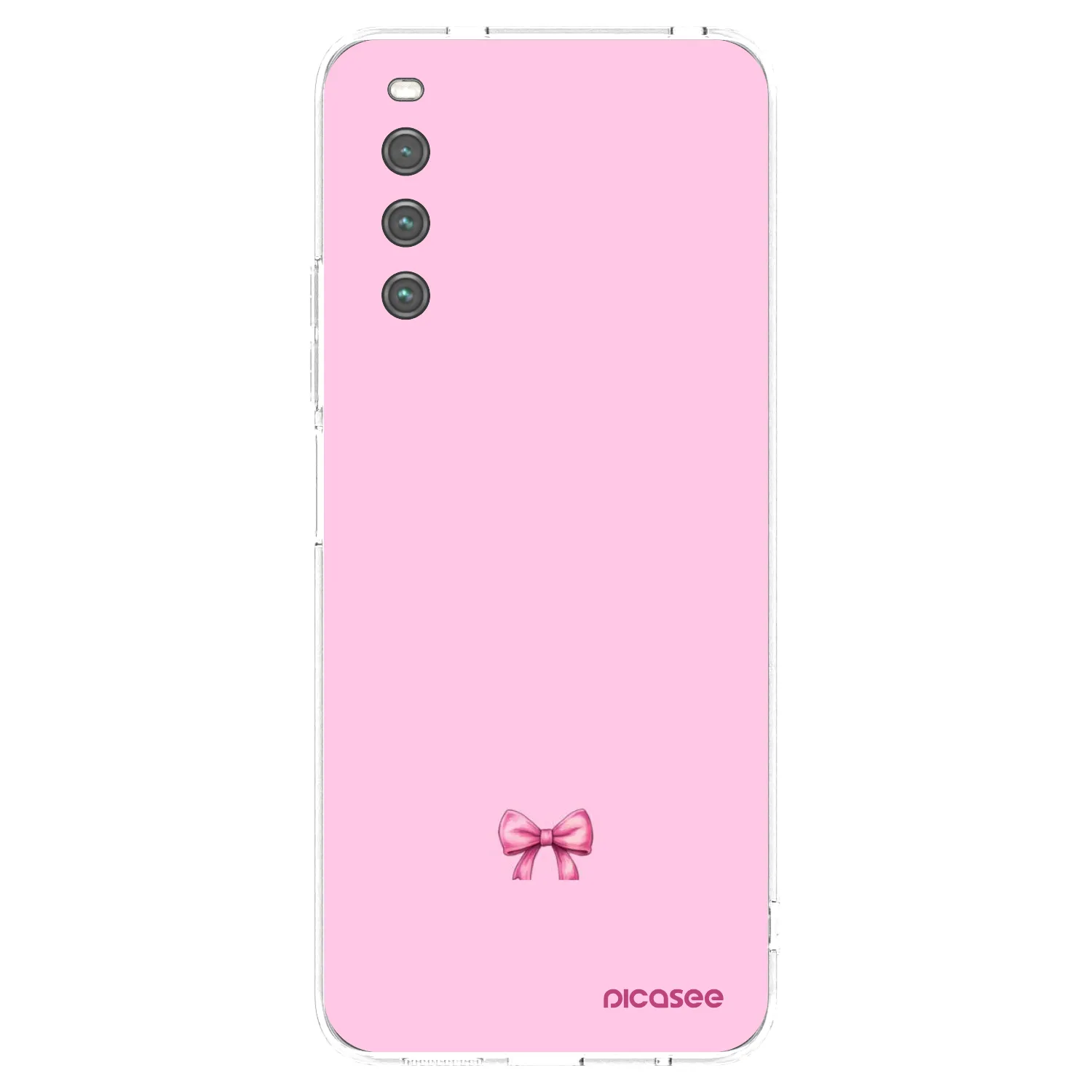 Picasee silikónový prehľadný obal pre Sony Xperia 10 IV 5G - Blush bow