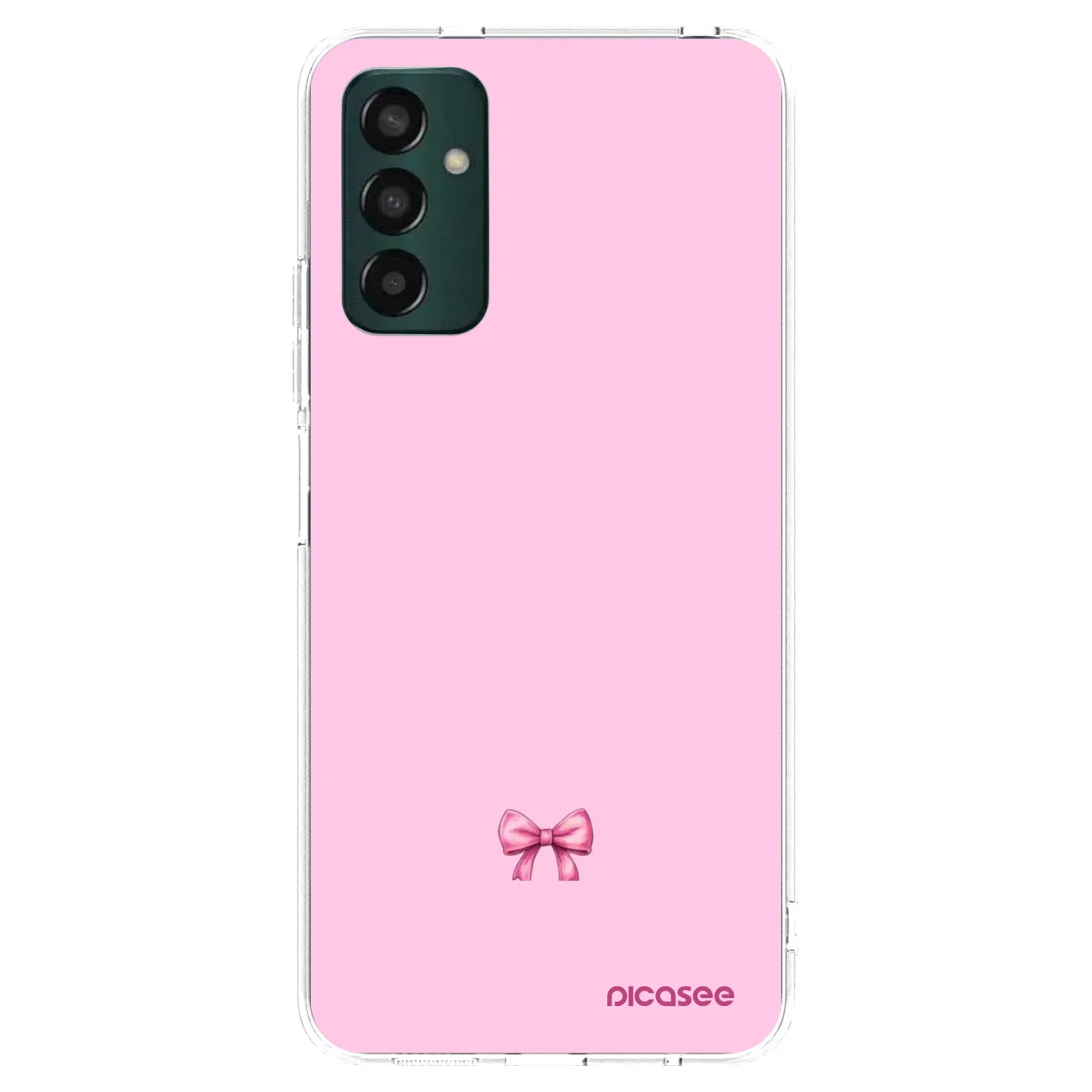Picasee silikónový prehľadný obal pre Samsung Galaxy M13 M135F - Blush bow