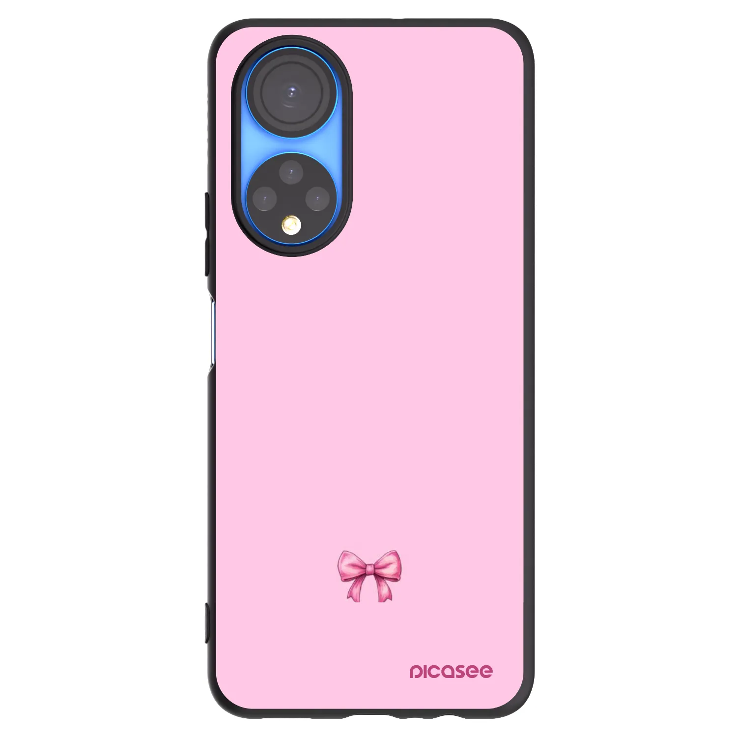 Picasee silikónový čierny obal pre Honor X7 - Blush bow
