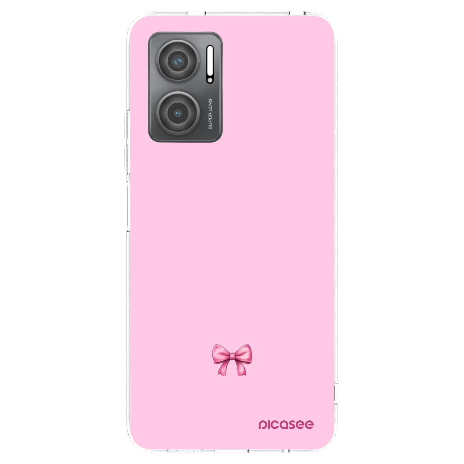 Silikónový prehľadný obal pre Xiaomi Redmi 10 5G - Blush bow