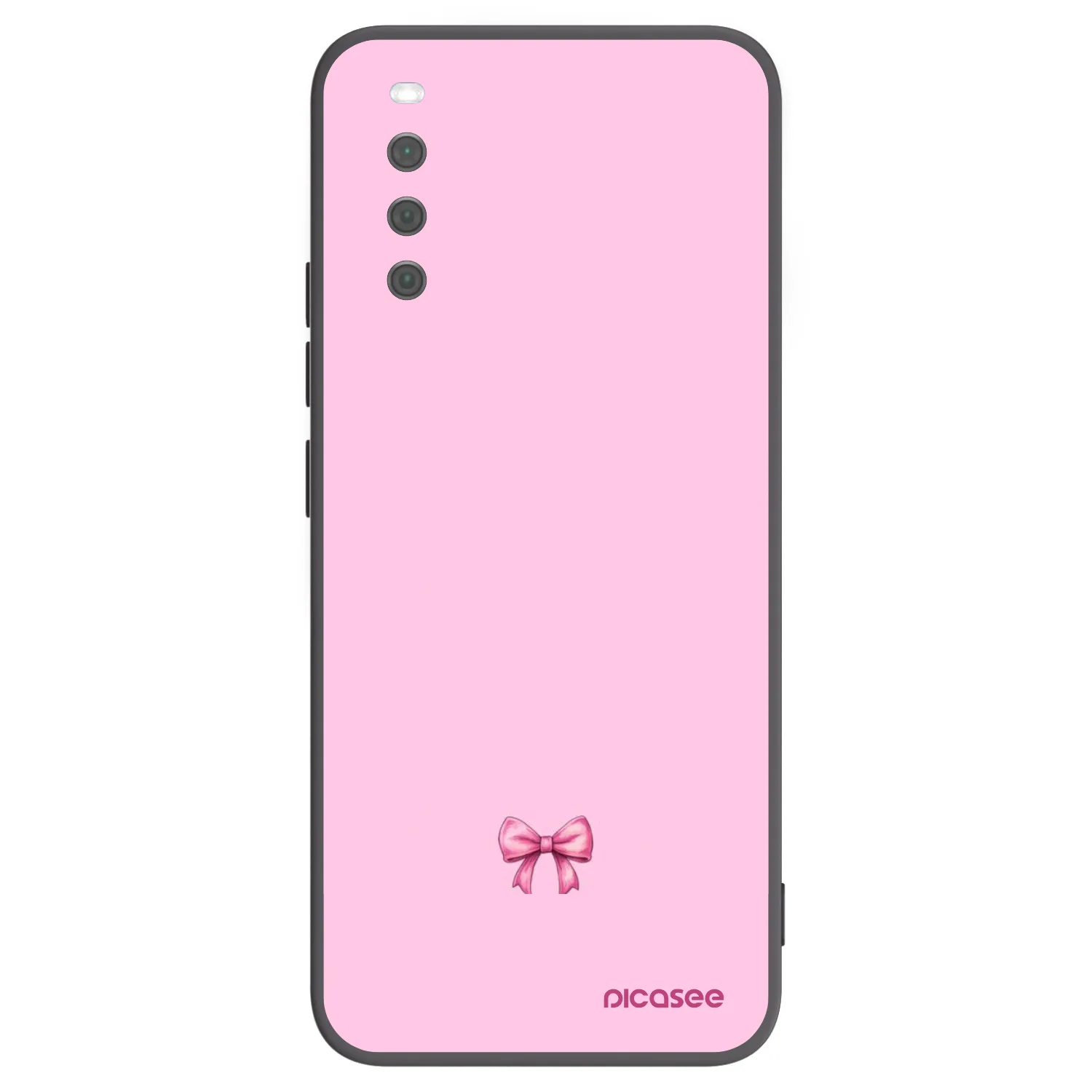 Picasee silikónový čierny obal pre Sony Xperia 10 III - Blush bow