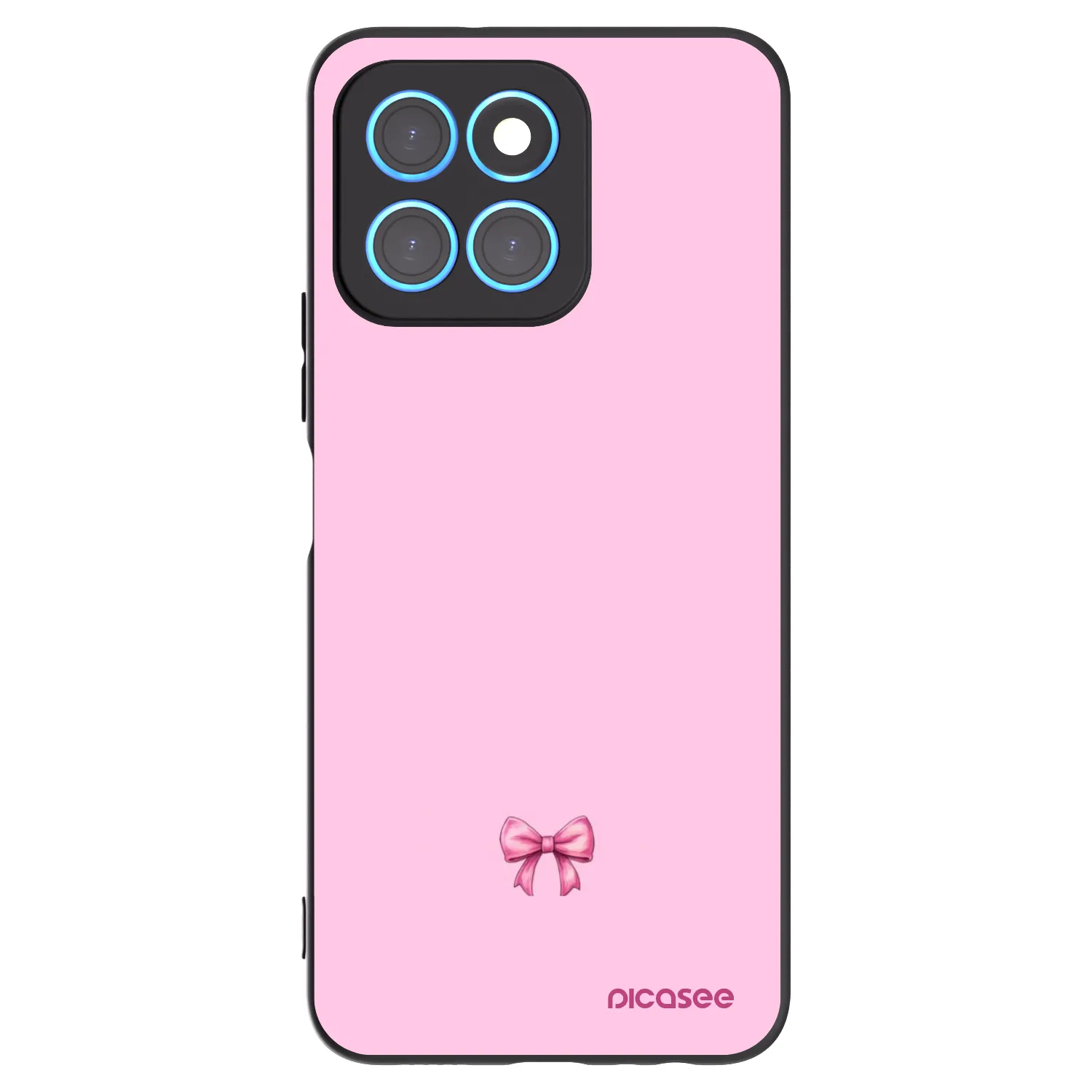 Picasee silikónový čierny obal pre Honor X8 5G - Blush bow