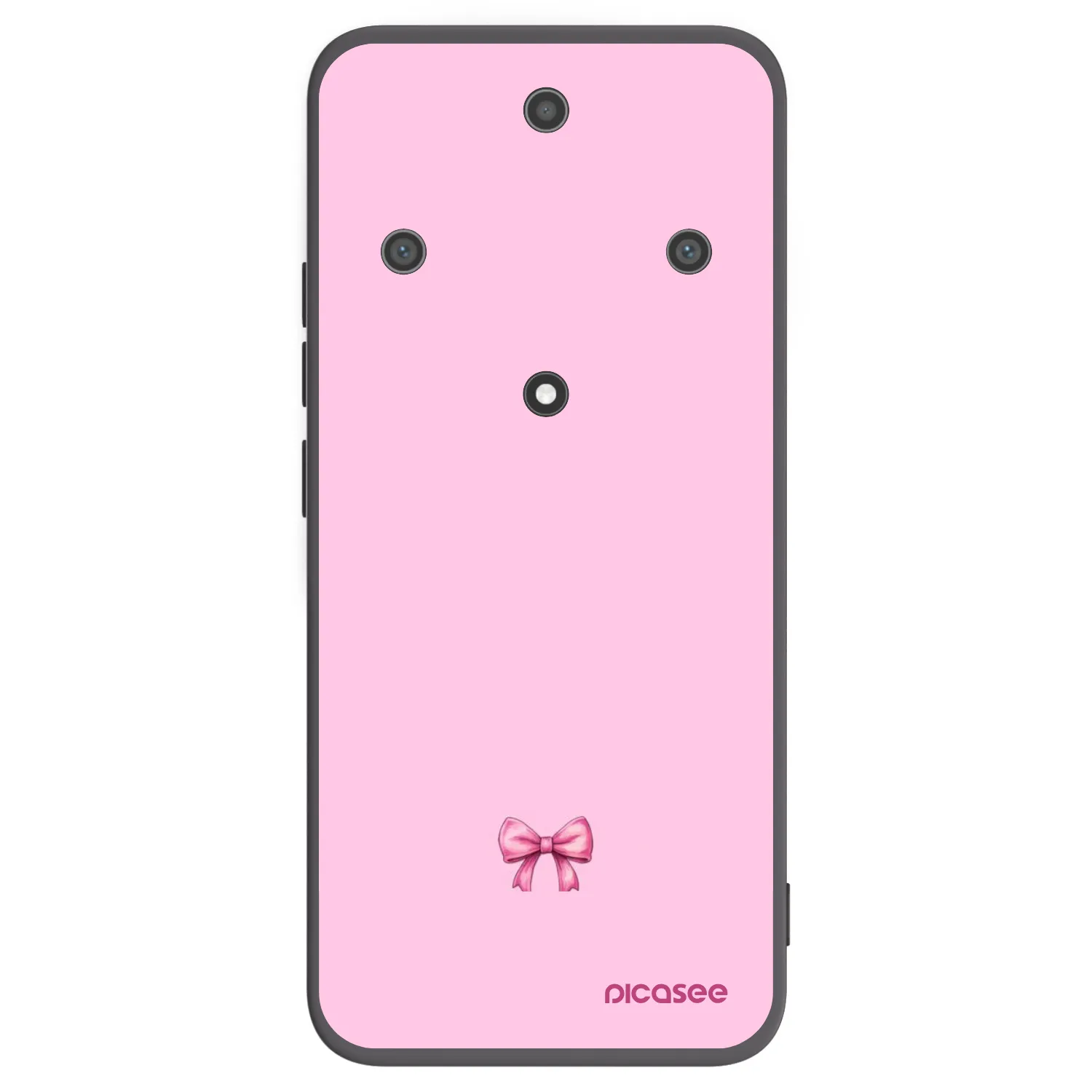 Picasee silikónový čierny obal pre Honor Magic5 Lite 5G - Blush bow