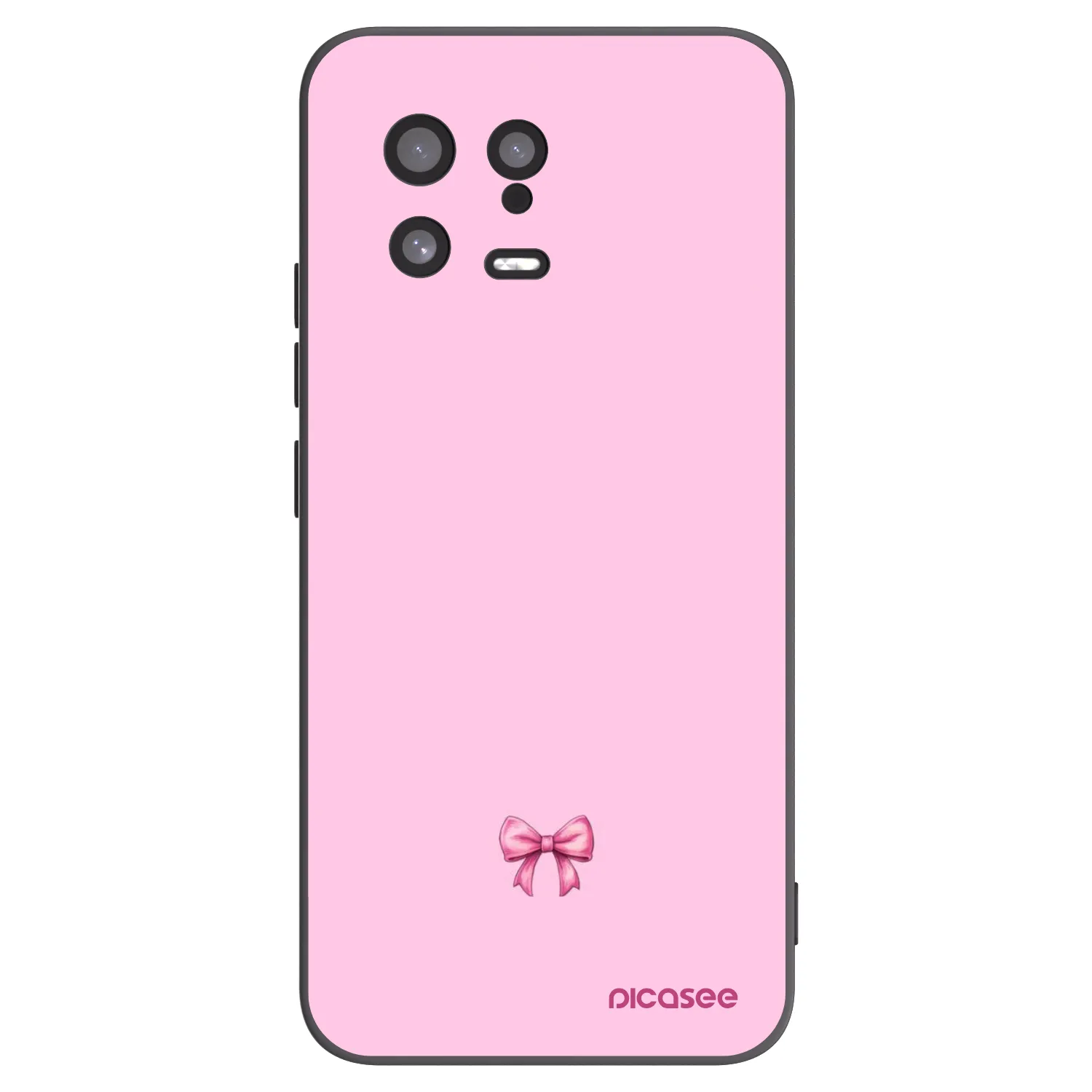 Silikónový čierny obal pre Xiaomi 13 - Blush bow