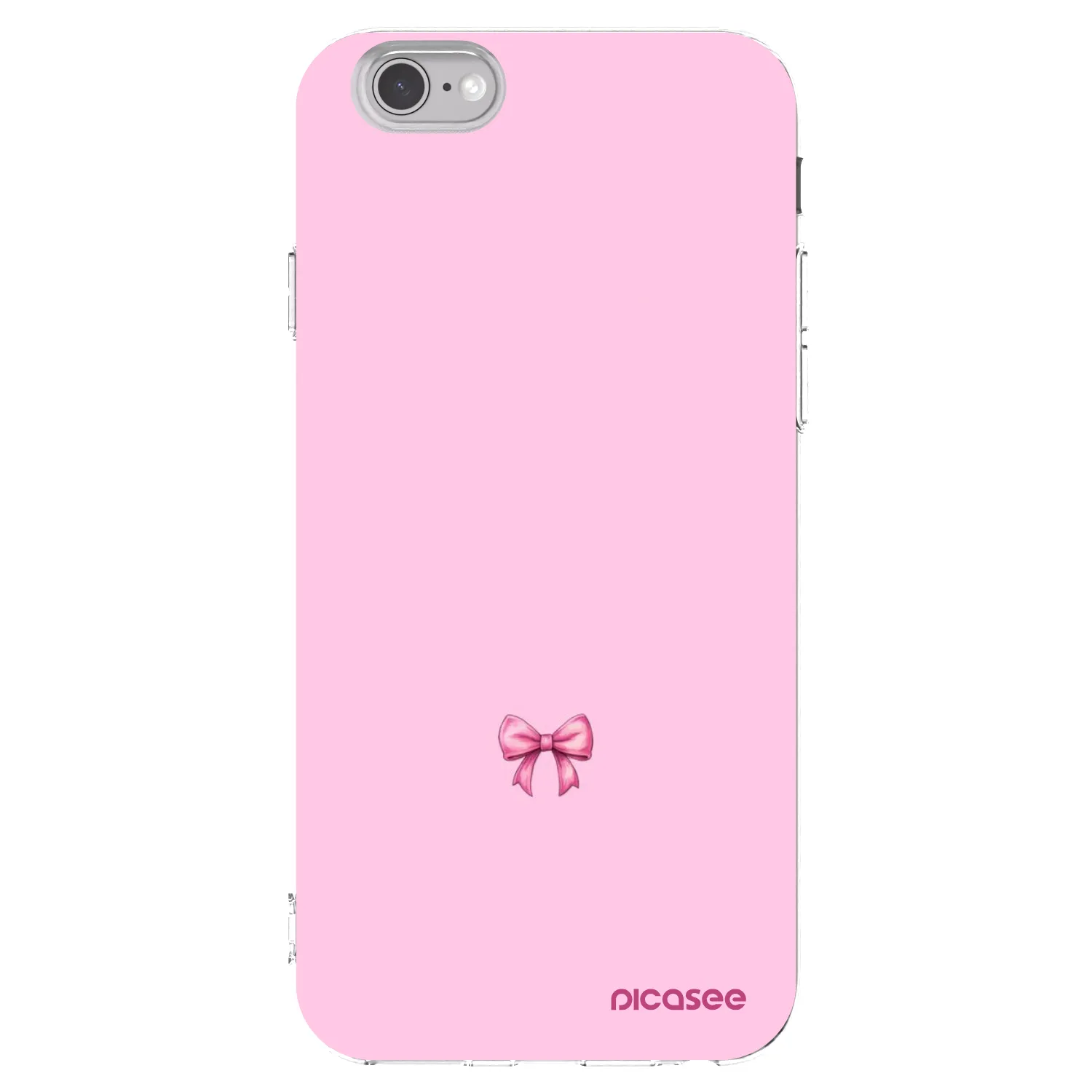 Silikónový prehľadný obal pre Apple iPhone 6/6S - Blush bow
