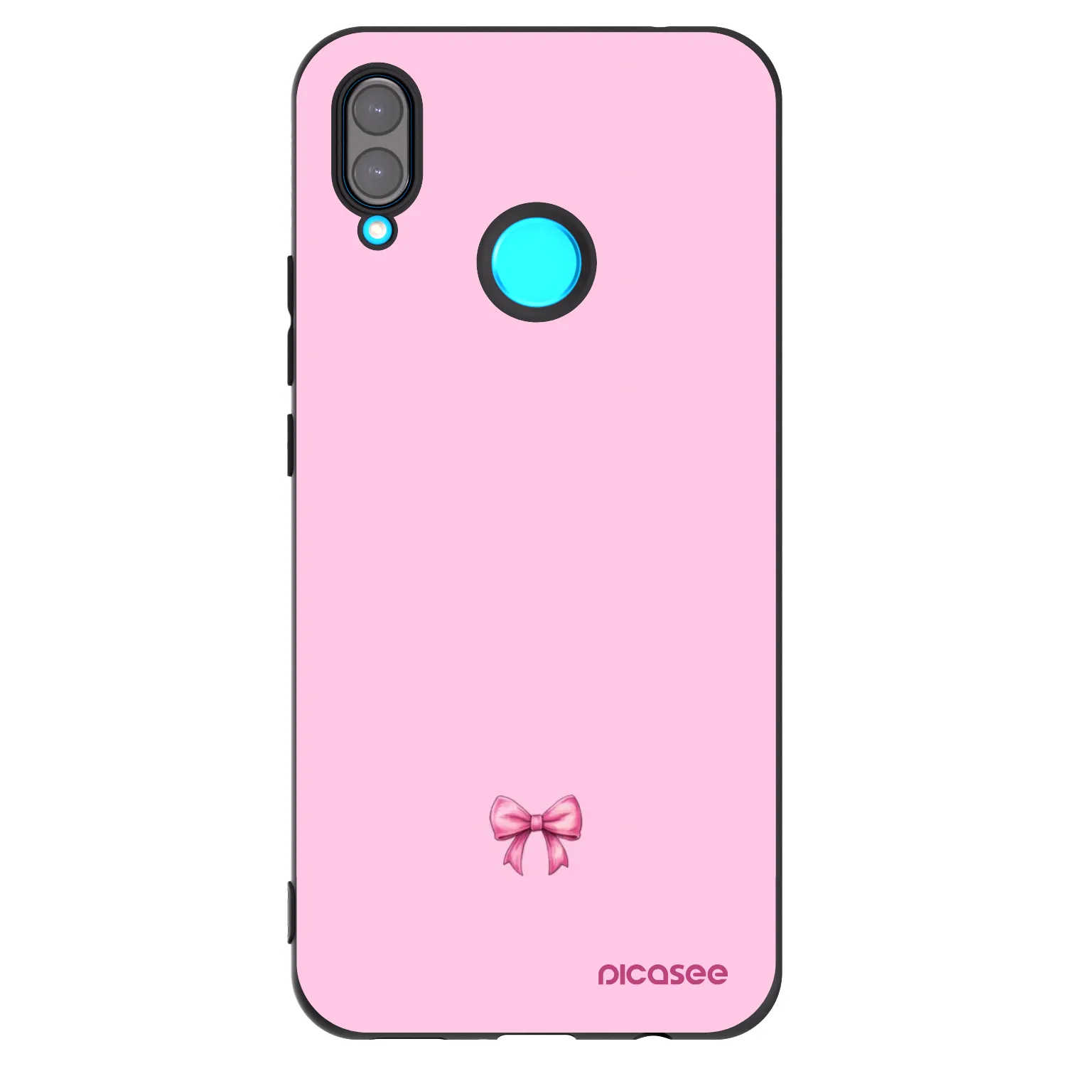Picasee silikónový čierny obal pre Huawei Nova 3 - Blush bow
