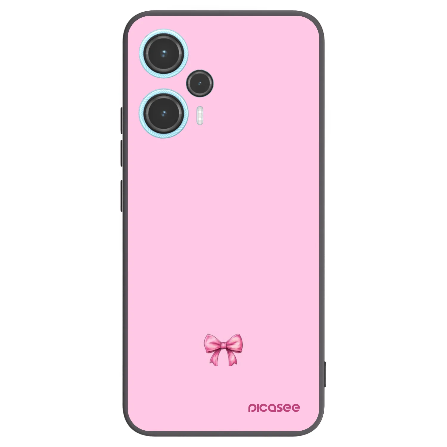 Picasee silikónový čierny obal pre Xiaomi Poco F5 - Blush bow