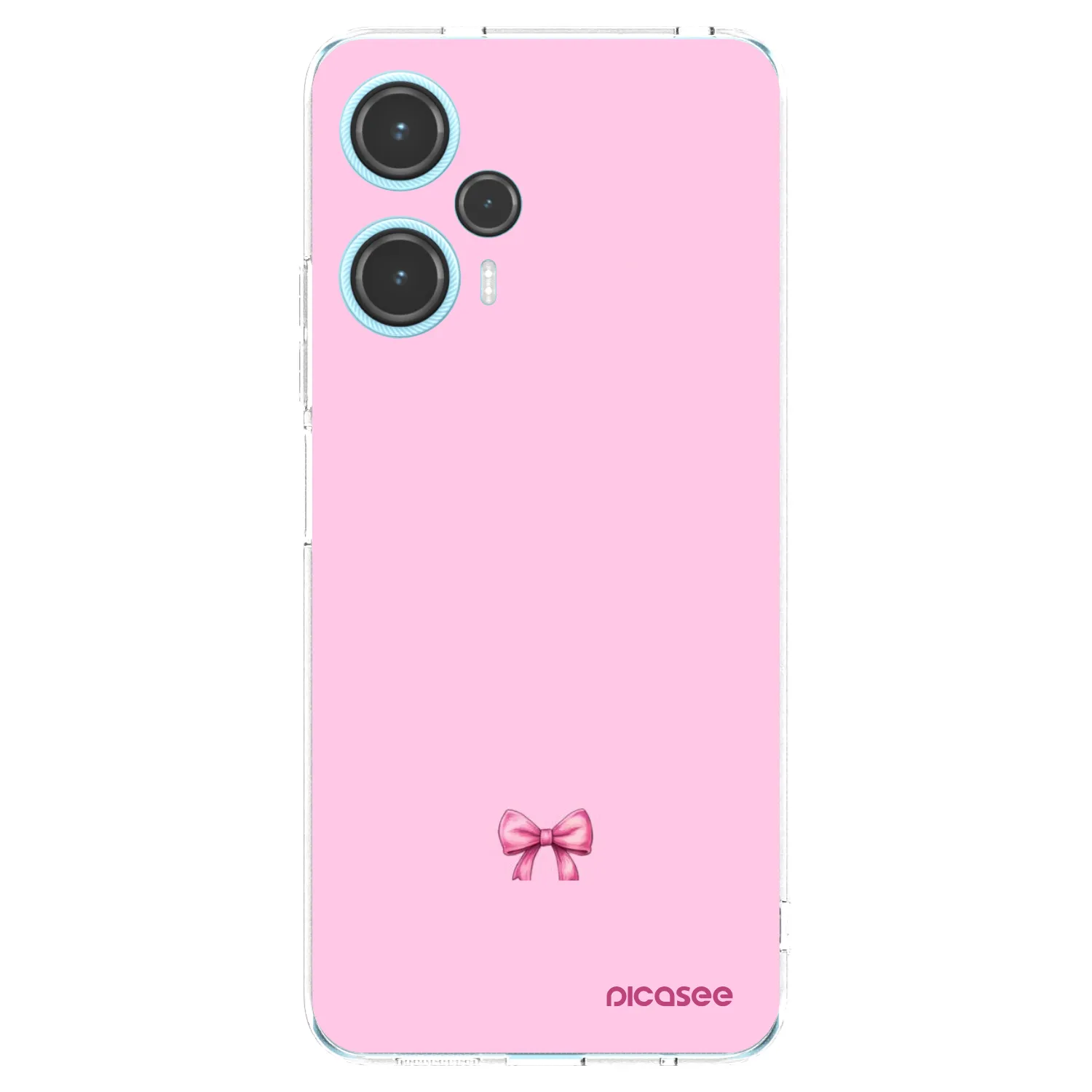 Silikónový prehľadný obal pre Xiaomi Poco F5 - Blush bow