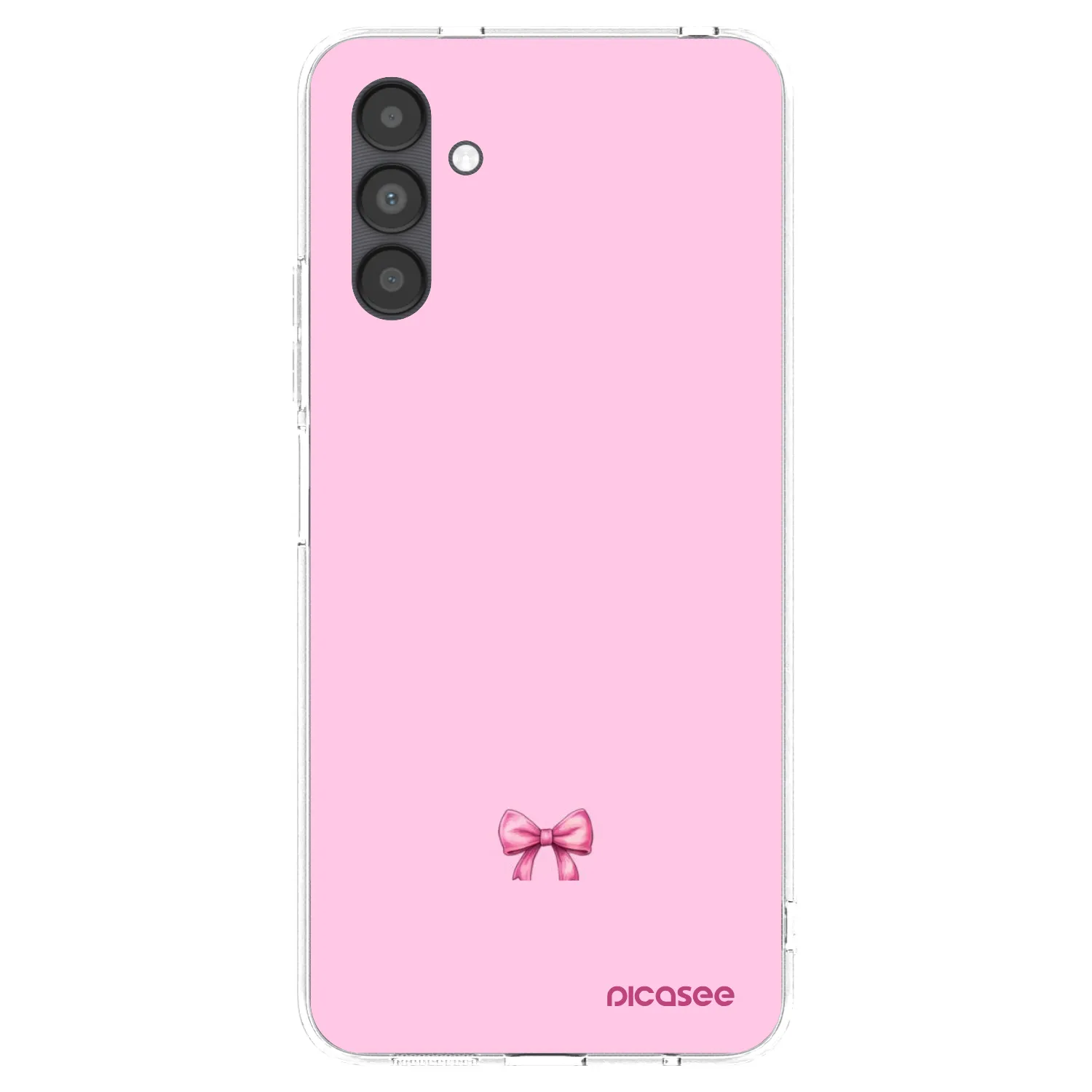 Picasee silikónový prehľadný obal pre Samsung Galaxy A04s A047F - Blush bow