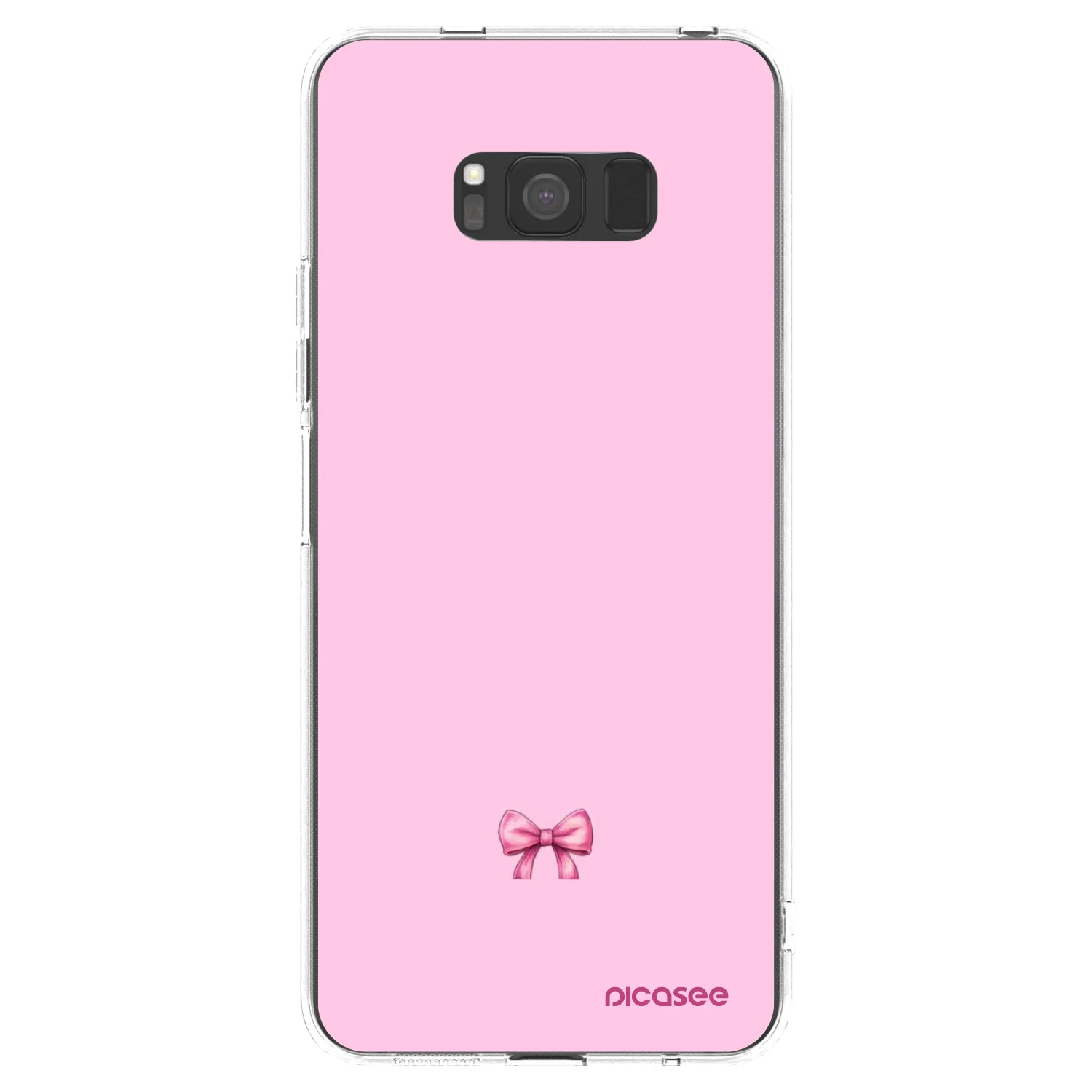 Picasee silikónový prehľadný obal pre Samsung Galaxy S8 G950F - Blush bow