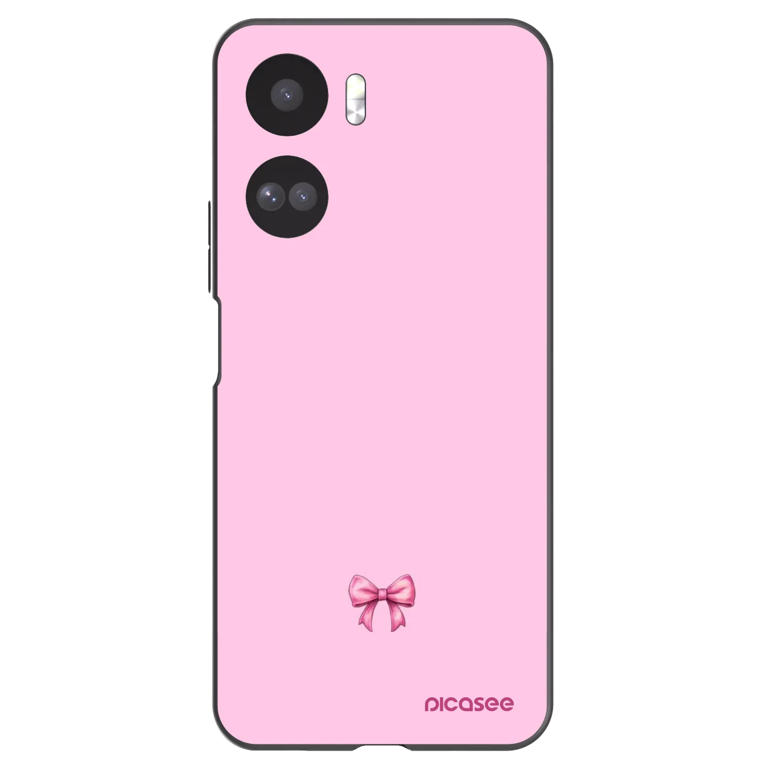 Silikónový čierny obal pre Honor 90 Lite 5G - Blush bow