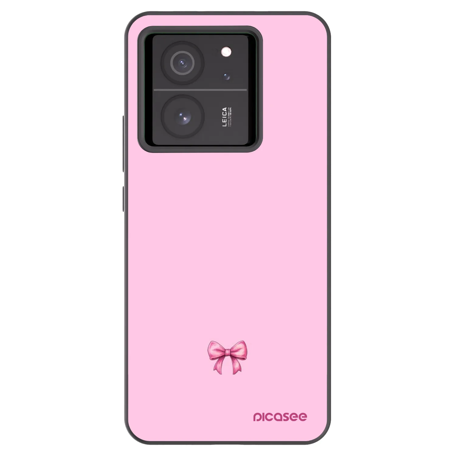 Silikónový čierny obal pre Xiaomi 13T - Blush bow