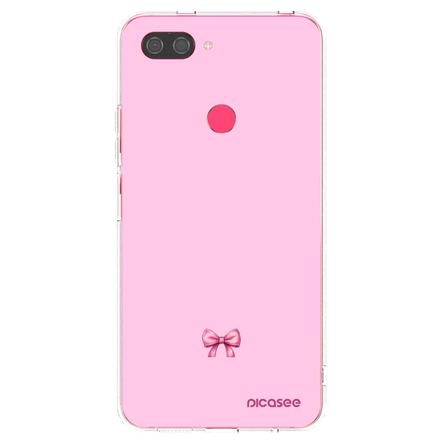 Silikónový prehľadný obal pre Xiaomi Mi 8 Lite - Blush bow