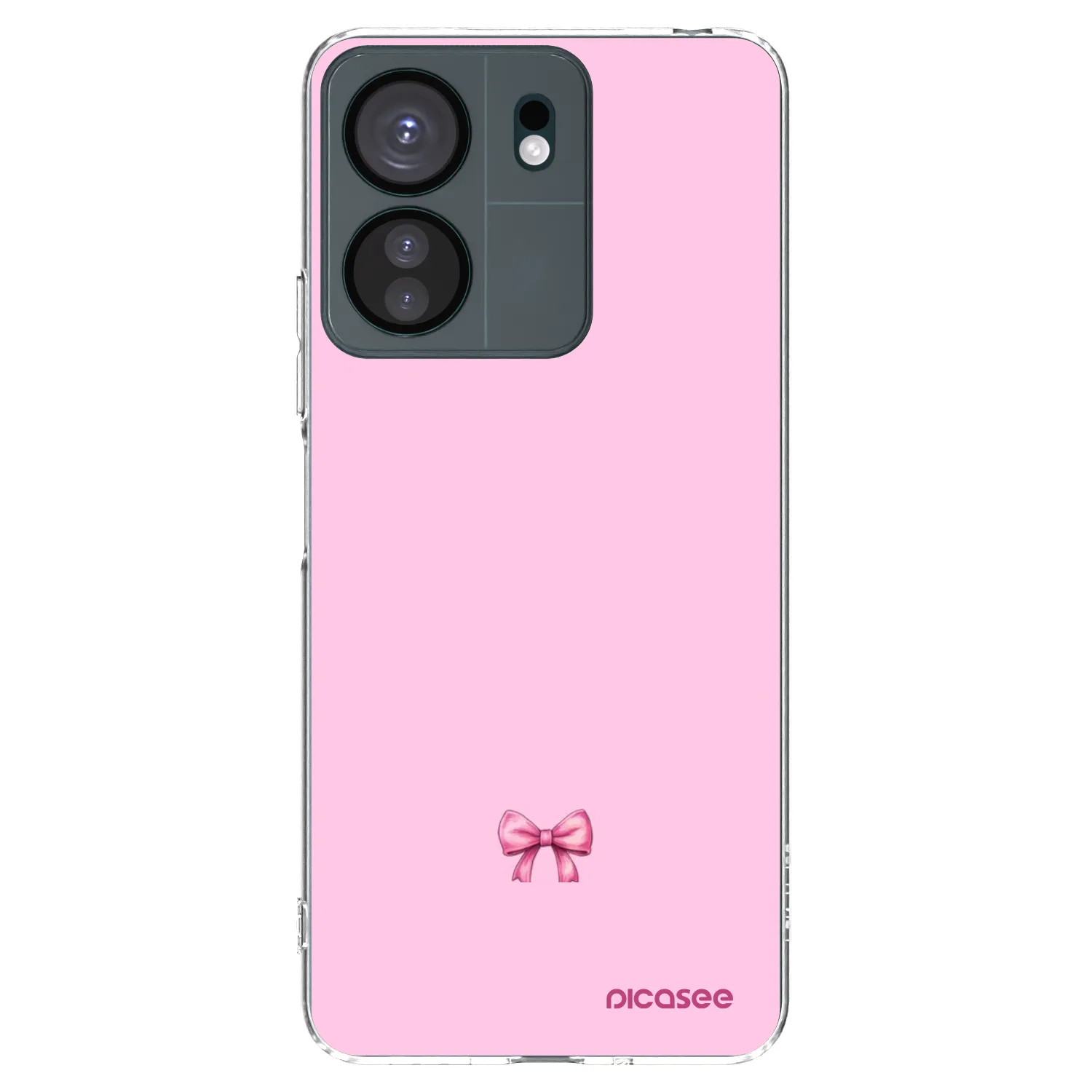 Silikónový prehľadný obal pre Xiaomi Redmi 13C 4G - Blush bow