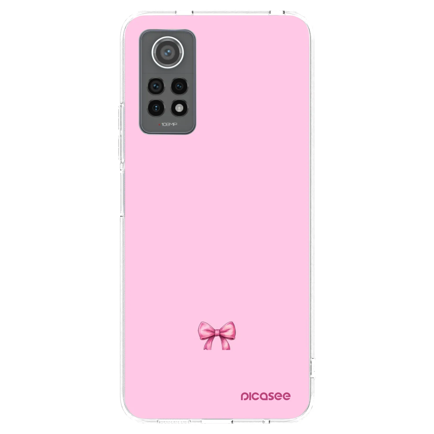 Silikónový prehľadný obal pre Xiaomi Redmi Note 12 Pro 4G - Blush bow