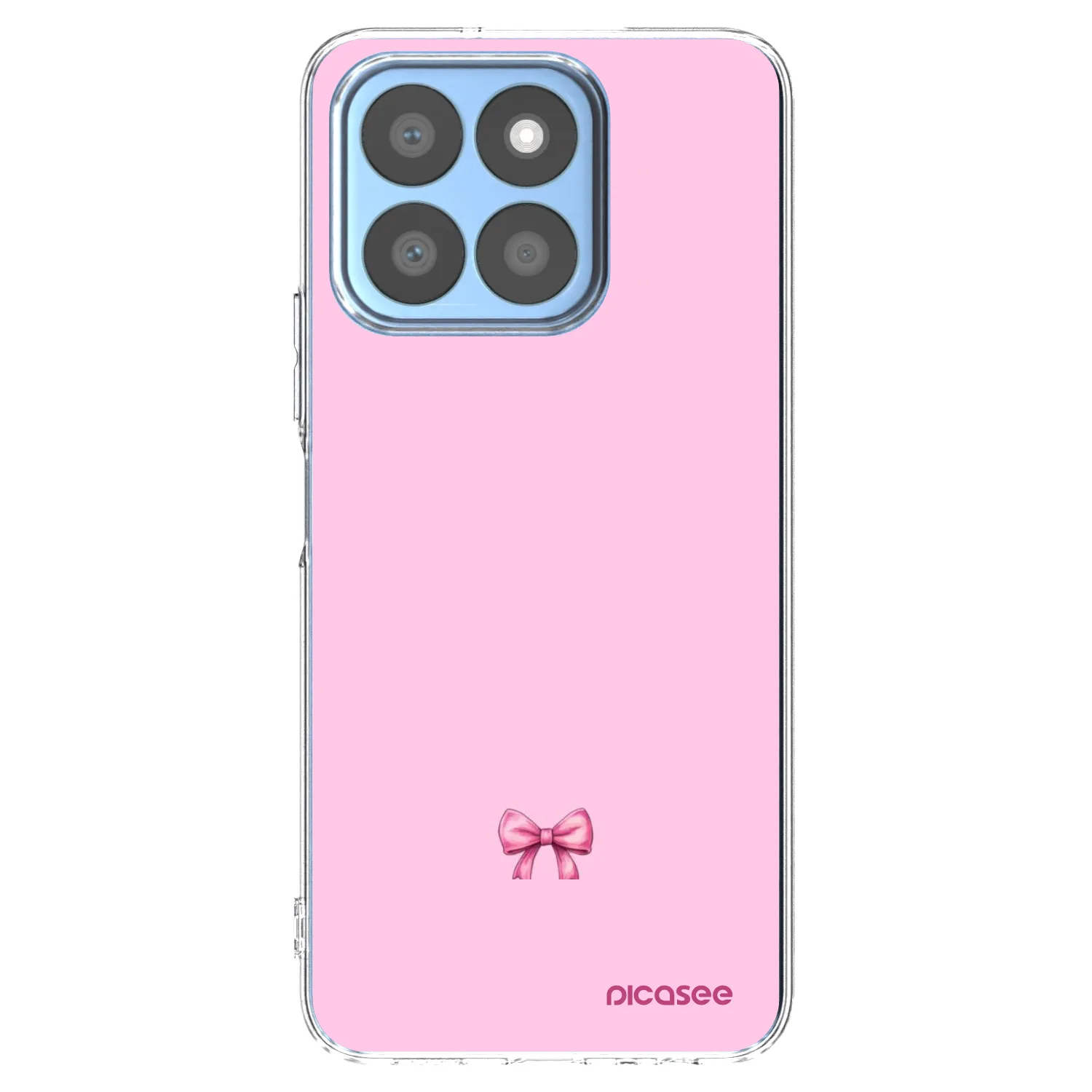 Silikónový prehľadný obal pre Honor X8b - Blush bow
