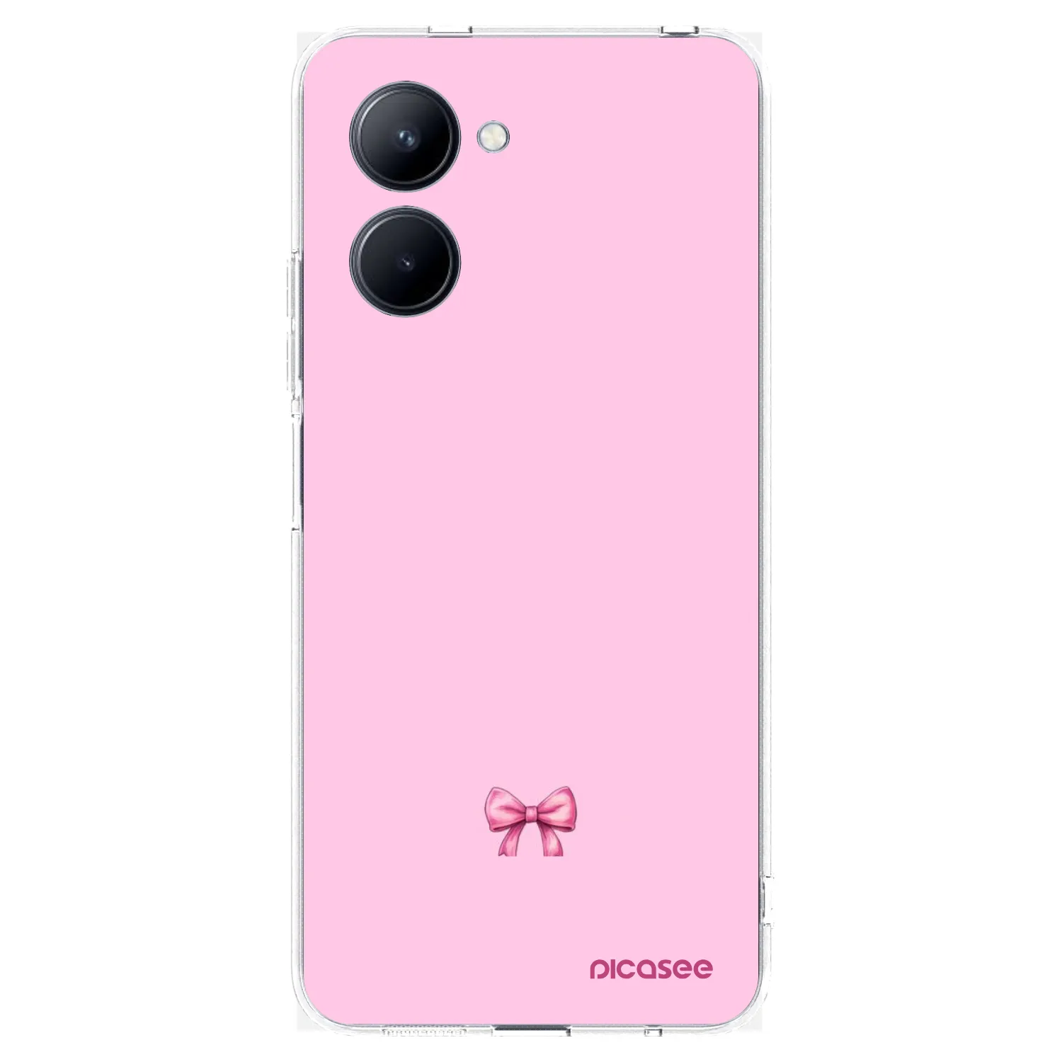 Picasee silikónový prehľadný obal pre Realme C33 (2023) - Blush bow