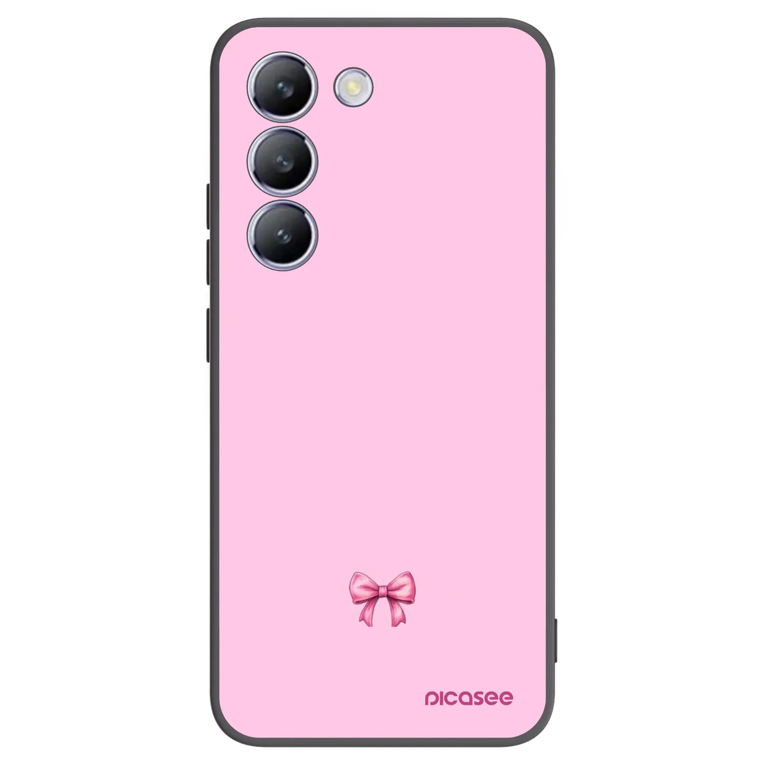 Picasee silikónový čierny obal pre Vivo V40 SE 5G - Blush bow