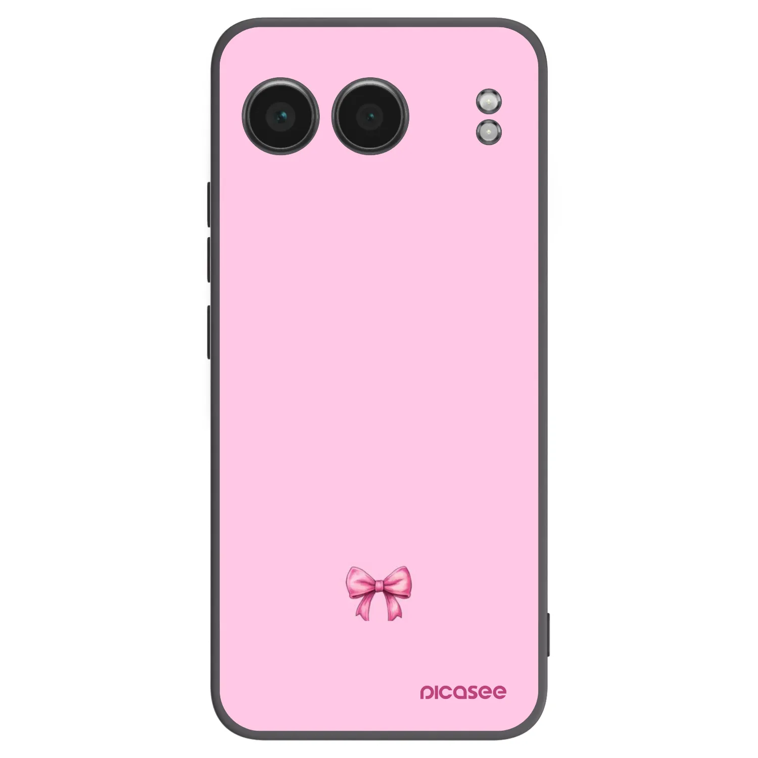 Silikónový čierny obal pre OnePlus Nord 4 - Blush bow