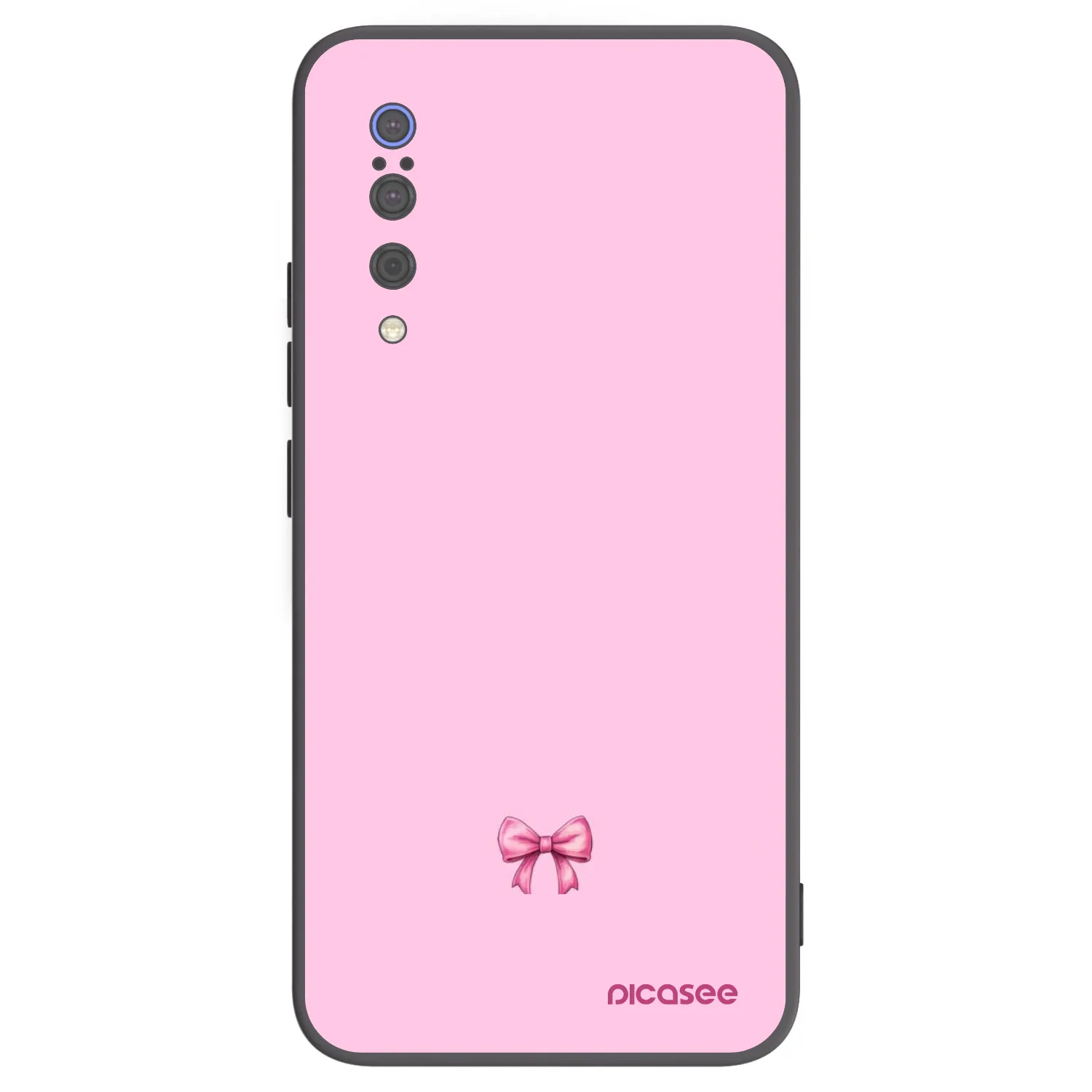 Picasee silikónový čierny obal pre Xiaomi Mi 9 - Blush bow