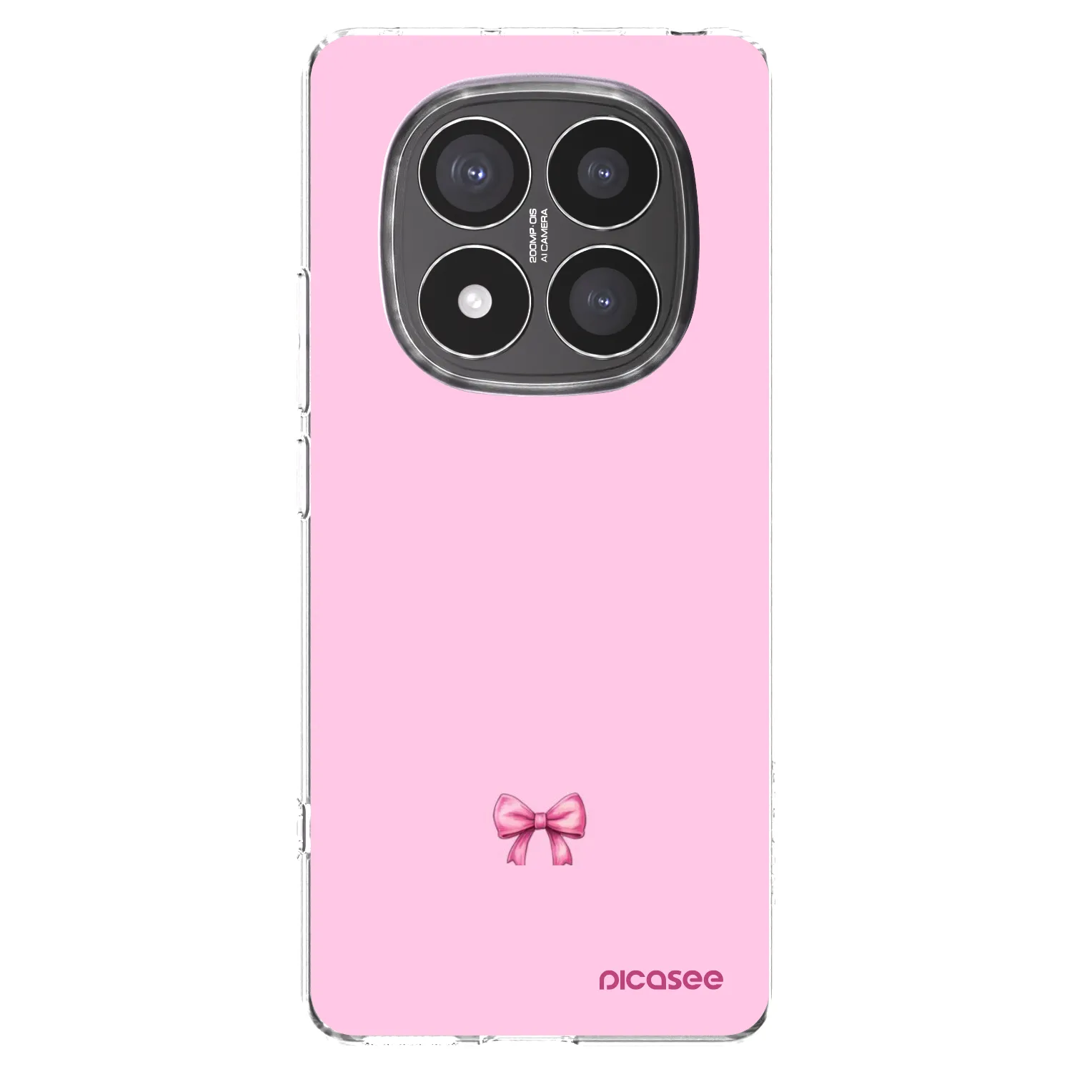 Silikónový prehľadný obal pre Xiaomi Redmi Note 14 Pro+ 5G - Blush bow