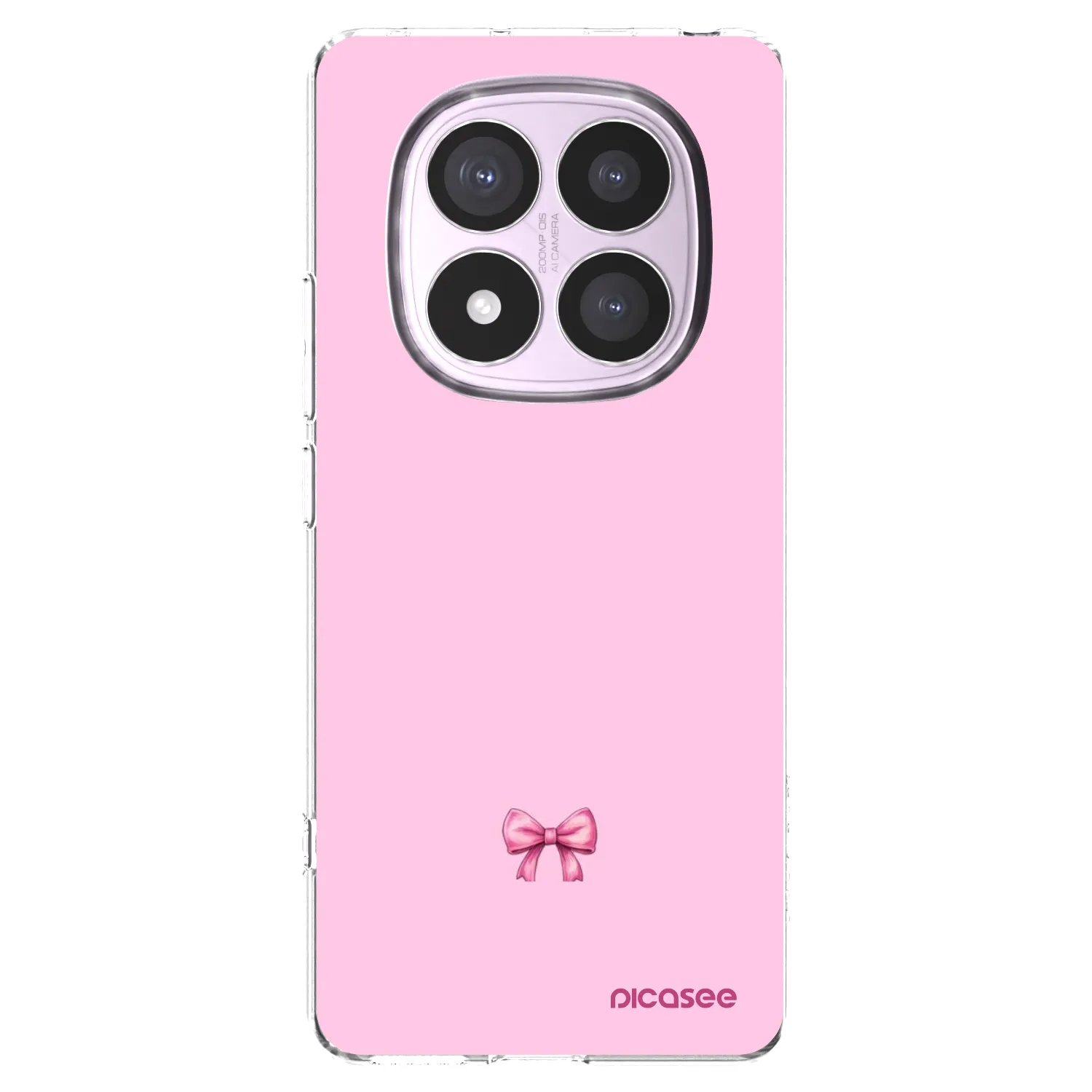 Silikónový prehľadný obal pre Xiaomi Redmi Note 14 Pro 5G - Blush bow