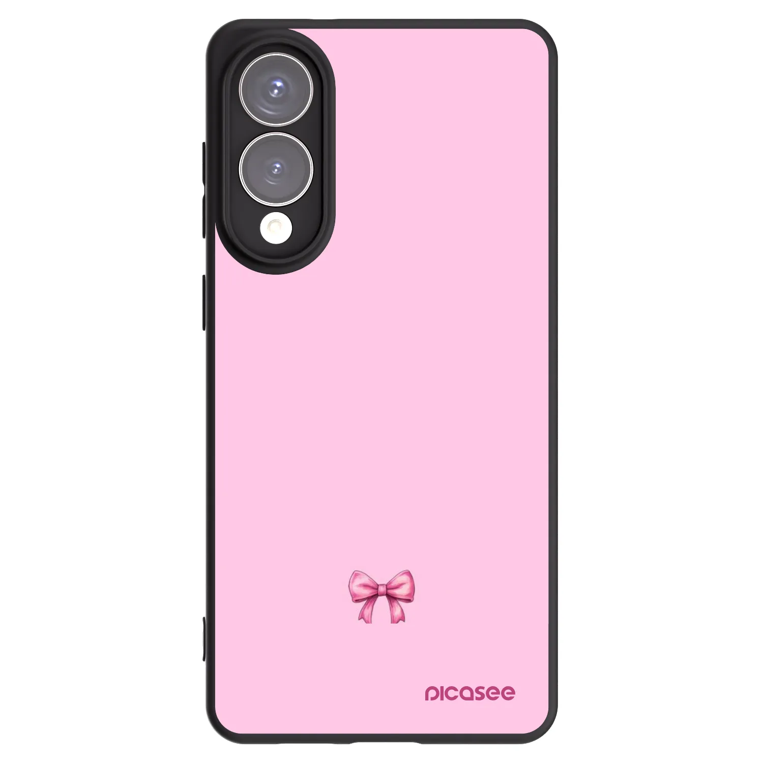 Picasee silikónový čierny obal pre Samsung Galaxy S25 Edge 5G - Blush bow