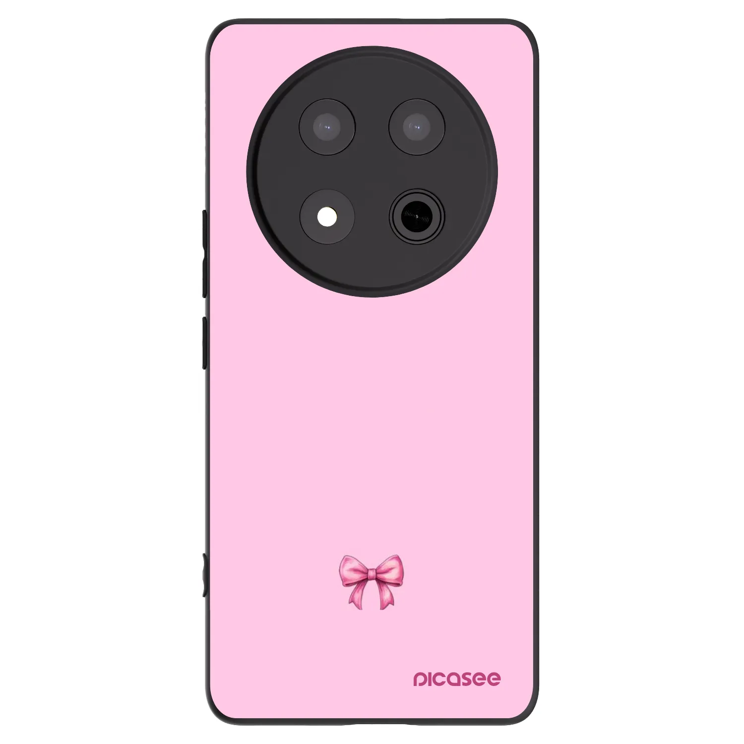 Picasee silikónový čierny obal pre Honor Magic7 Lite 5G - Blush bow