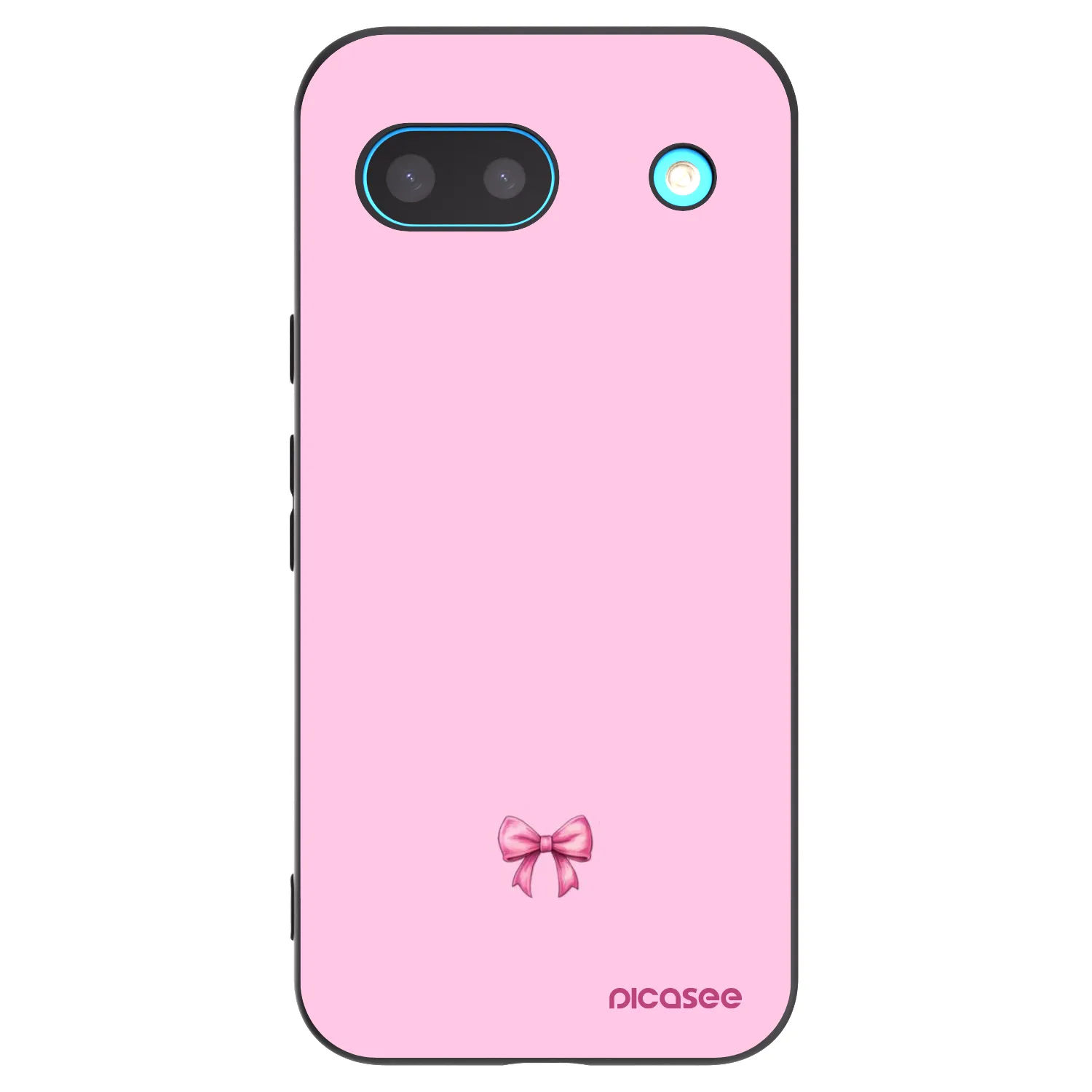 Silikónový čierny obal pre Google Pixel 8 - Blush bow