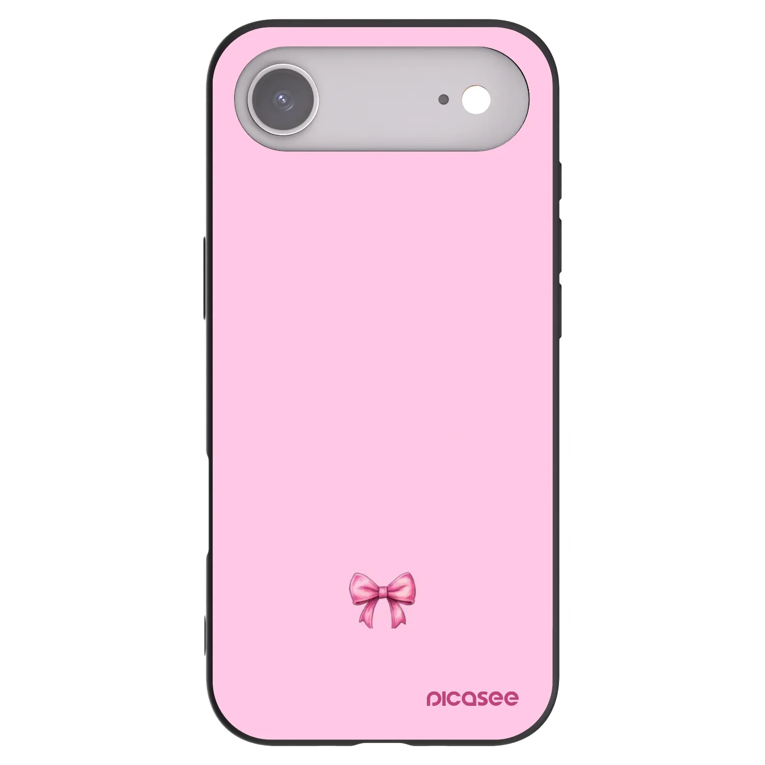 Picasee silikónový čierny obal pre Apple iPhone Air - Blush bow